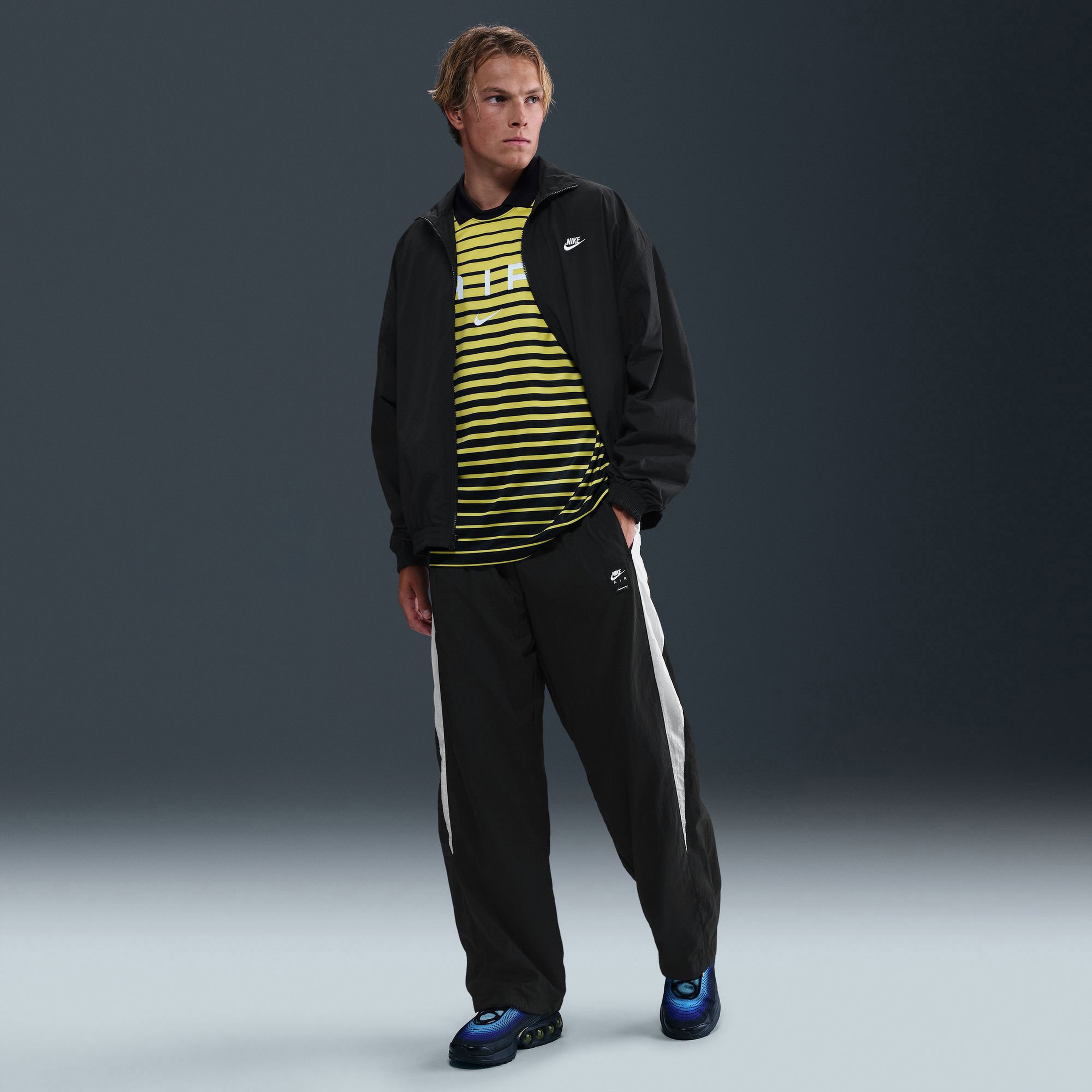 Nike Air Woven Erkek Siyah Eşofman Altı