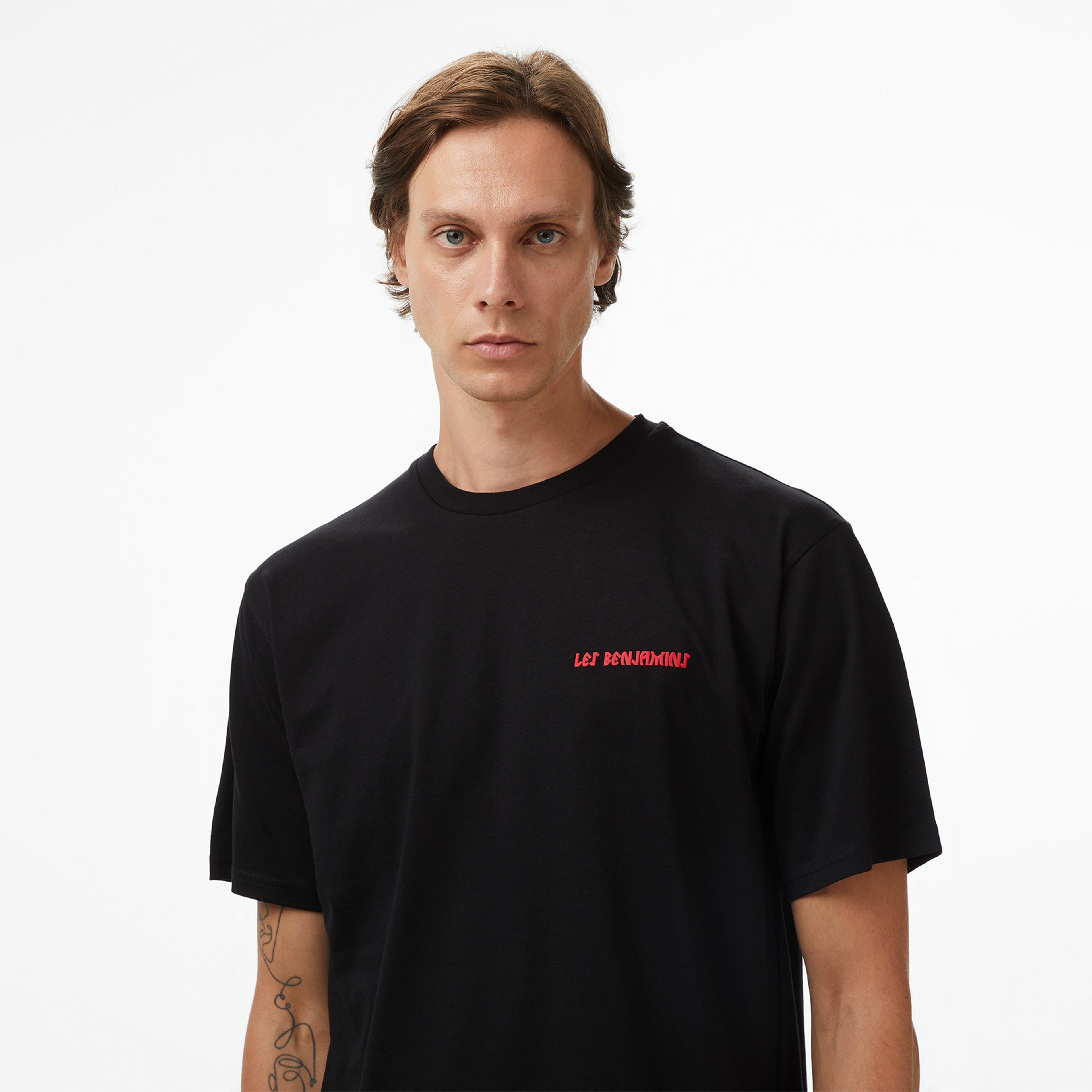 Les Benjamins Relaxed Fit Erkek Bej T-Shirt