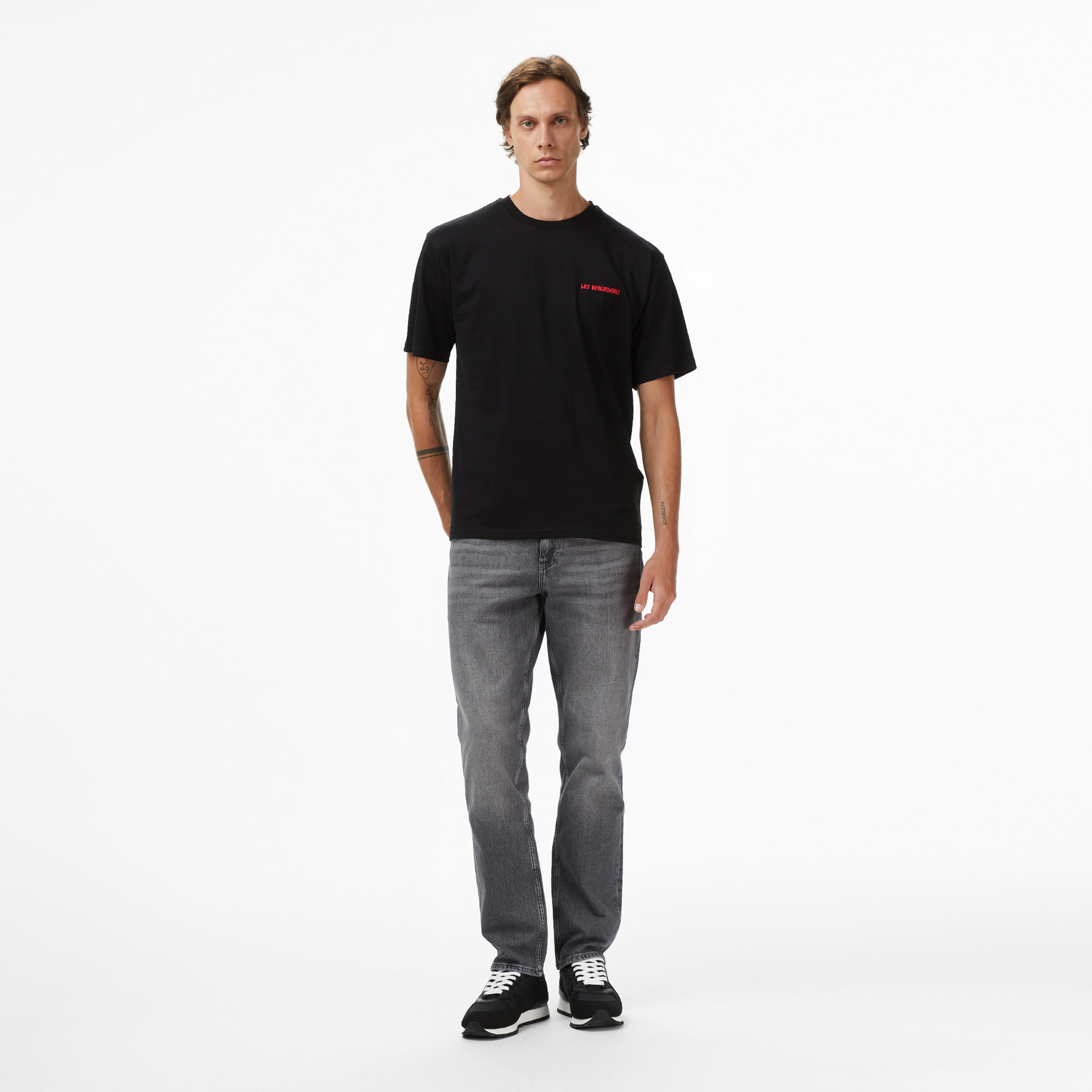 Les Benjamins Relaxed Fit Erkek Bej T-Shirt