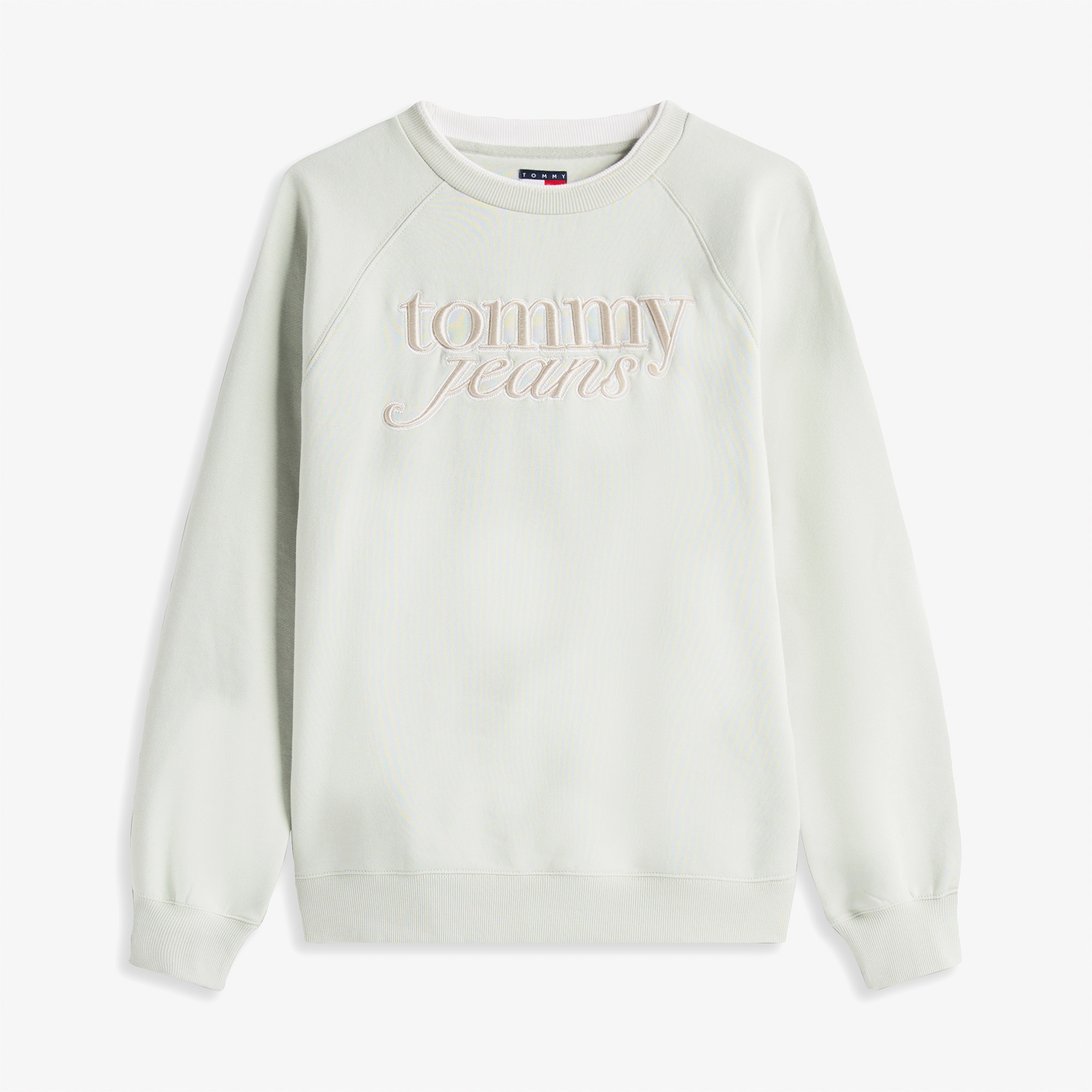 Tommy Jeans Relax Script Kadın Yeşil Sweatshirt