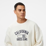 Guess Jeans Erkek Beyaz Sweatshirt