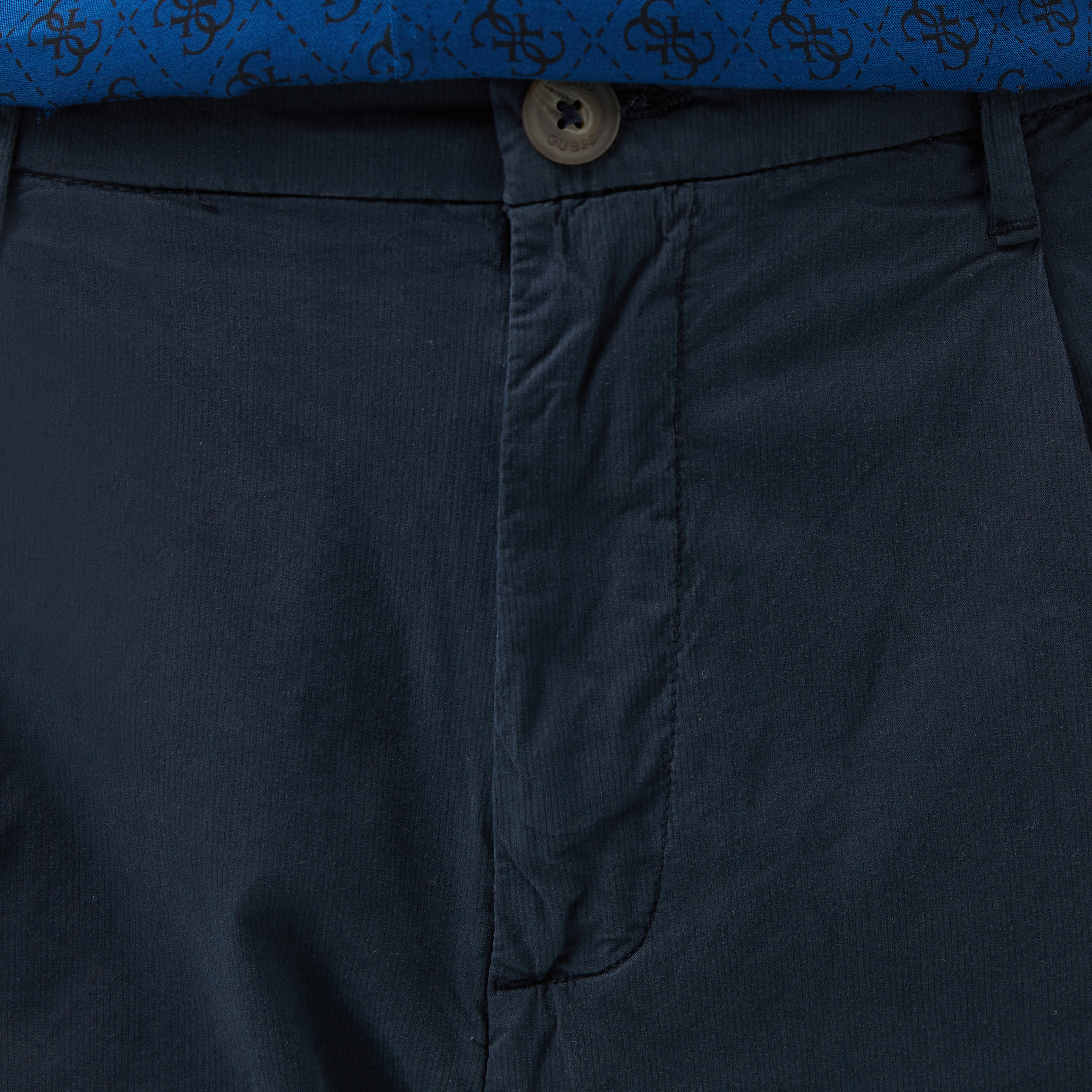 Guess Erkek Lacivert Şort