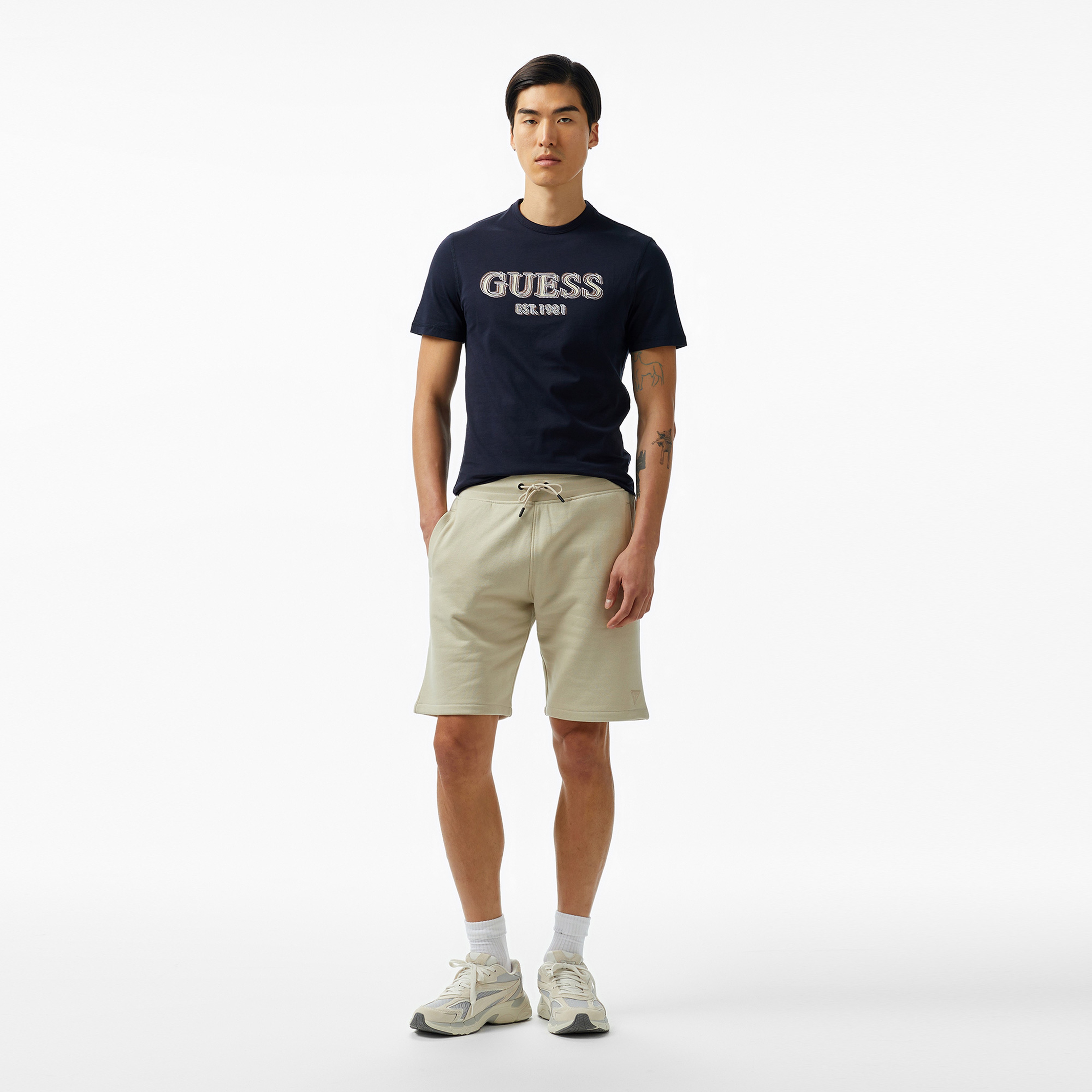 Guess Erkek Bej Şort