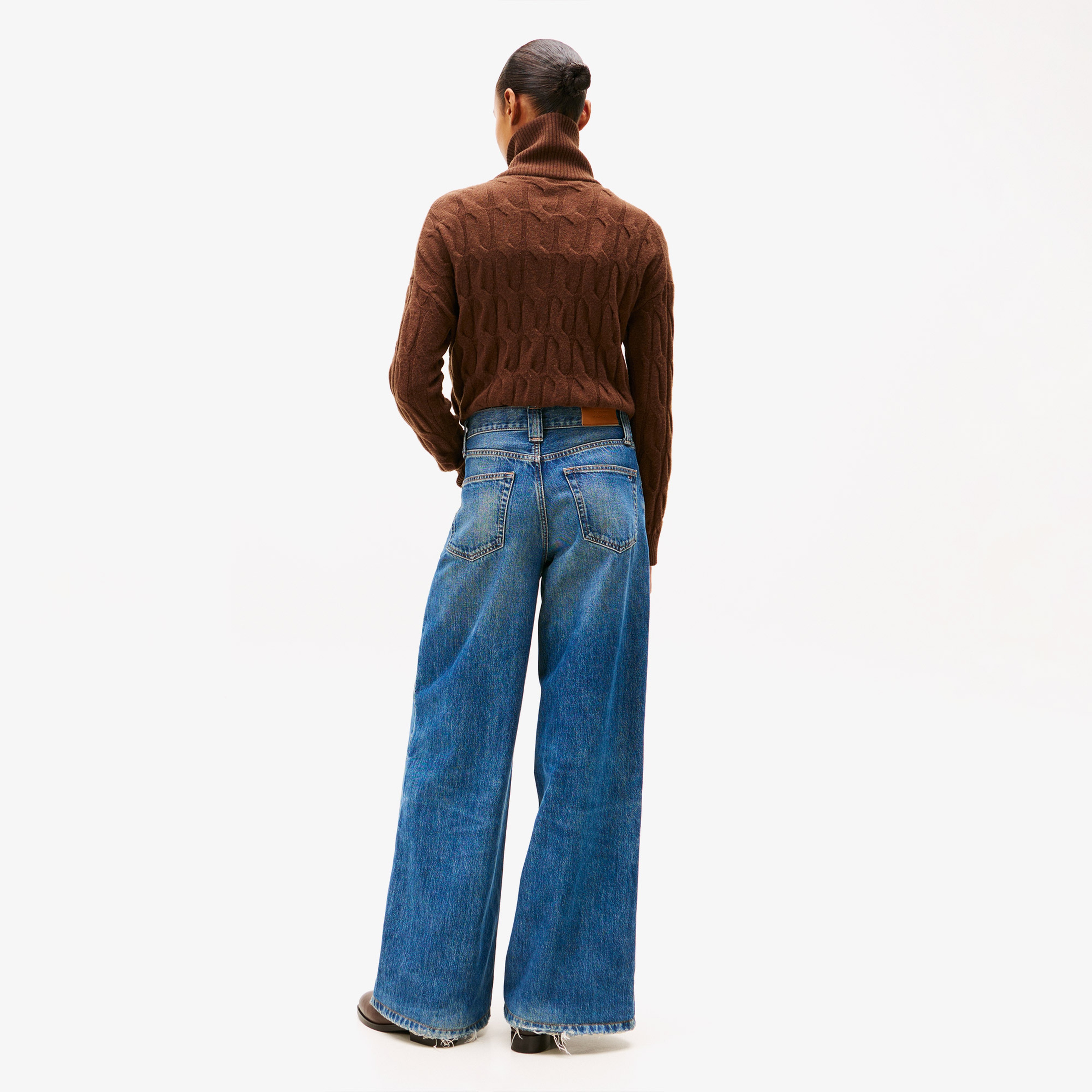 Tommy Hilfiger Denim Kris 70'S Wide Leg Kadın Mavi Jean