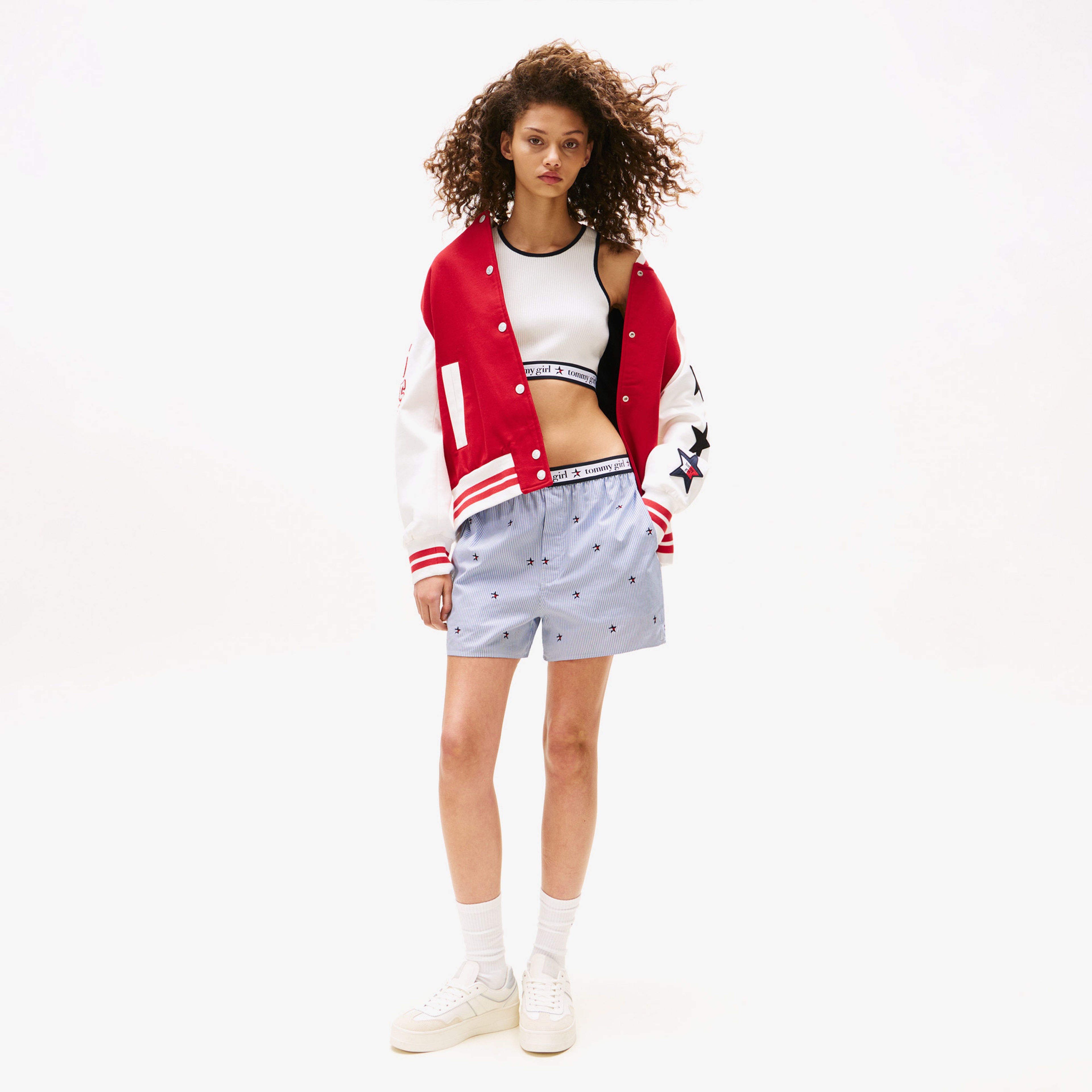 Tommy Hilfiger Knitted Tank Kadın Beyaz T-Shirt