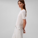 Calvin Klein Signature 90s Straight Soft Bone Kadın Beyaz Jean