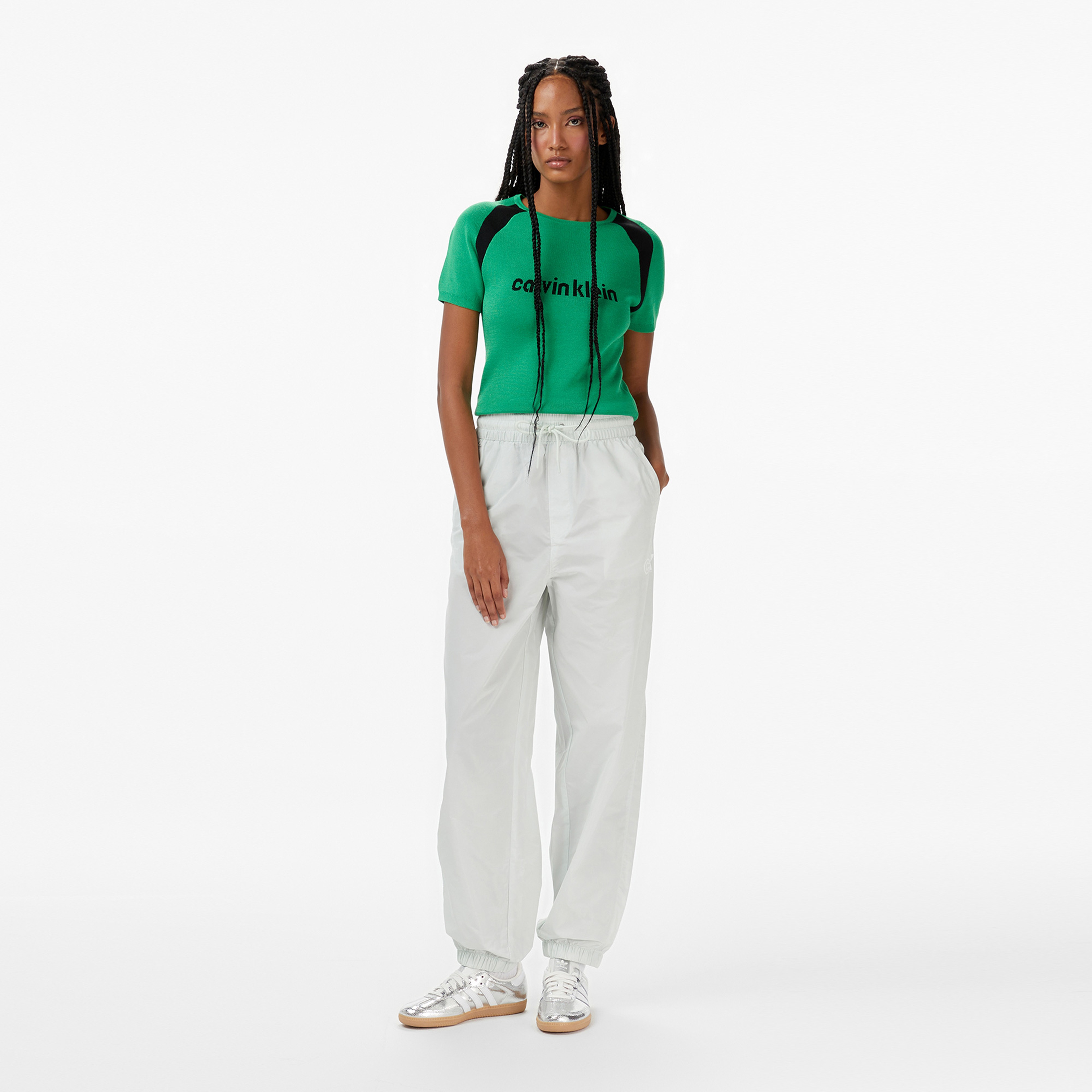 Calvin Klein Liquid Shine Sculp Kadın Yeşil Triko