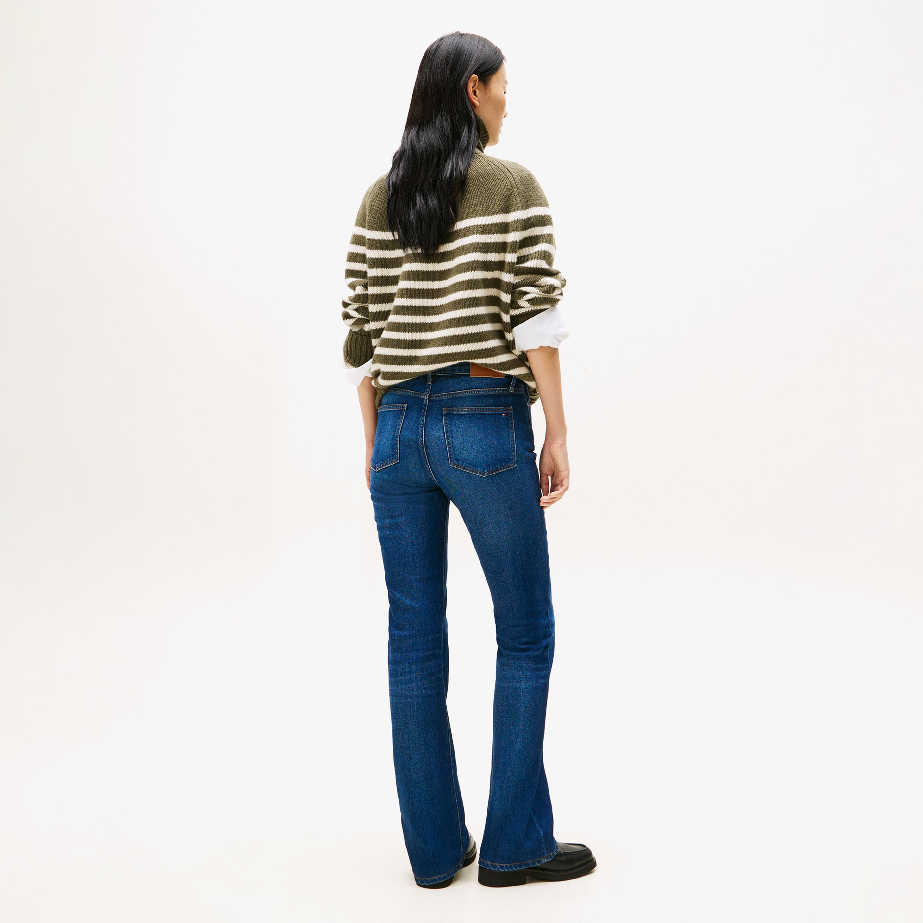 Tommy Hilfiger Denim New Doreen Kadın Mavi Bootcut Jean
