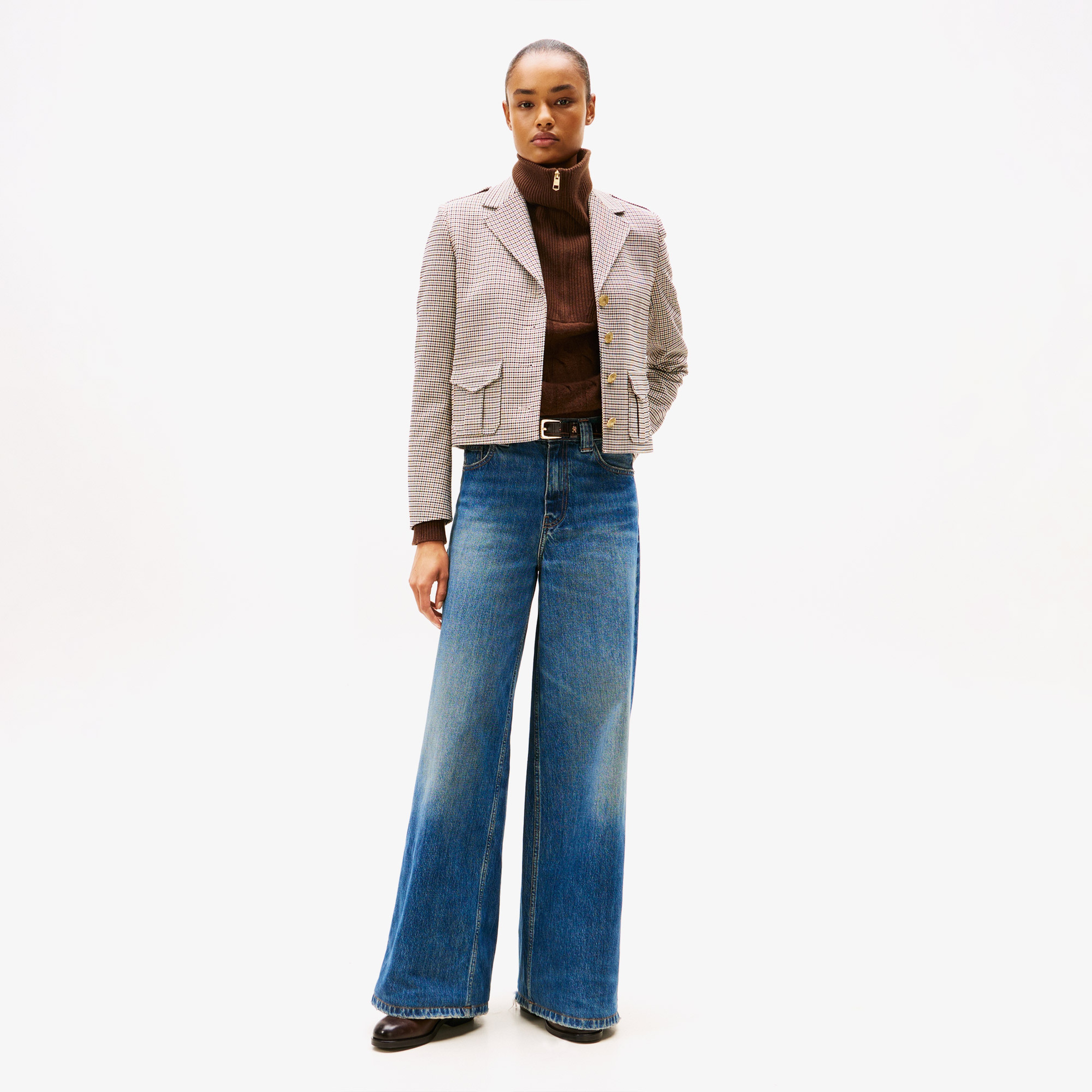 Tommy Hilfiger Denim Kris 70'S Wide Leg Kadın Mavi Jean
