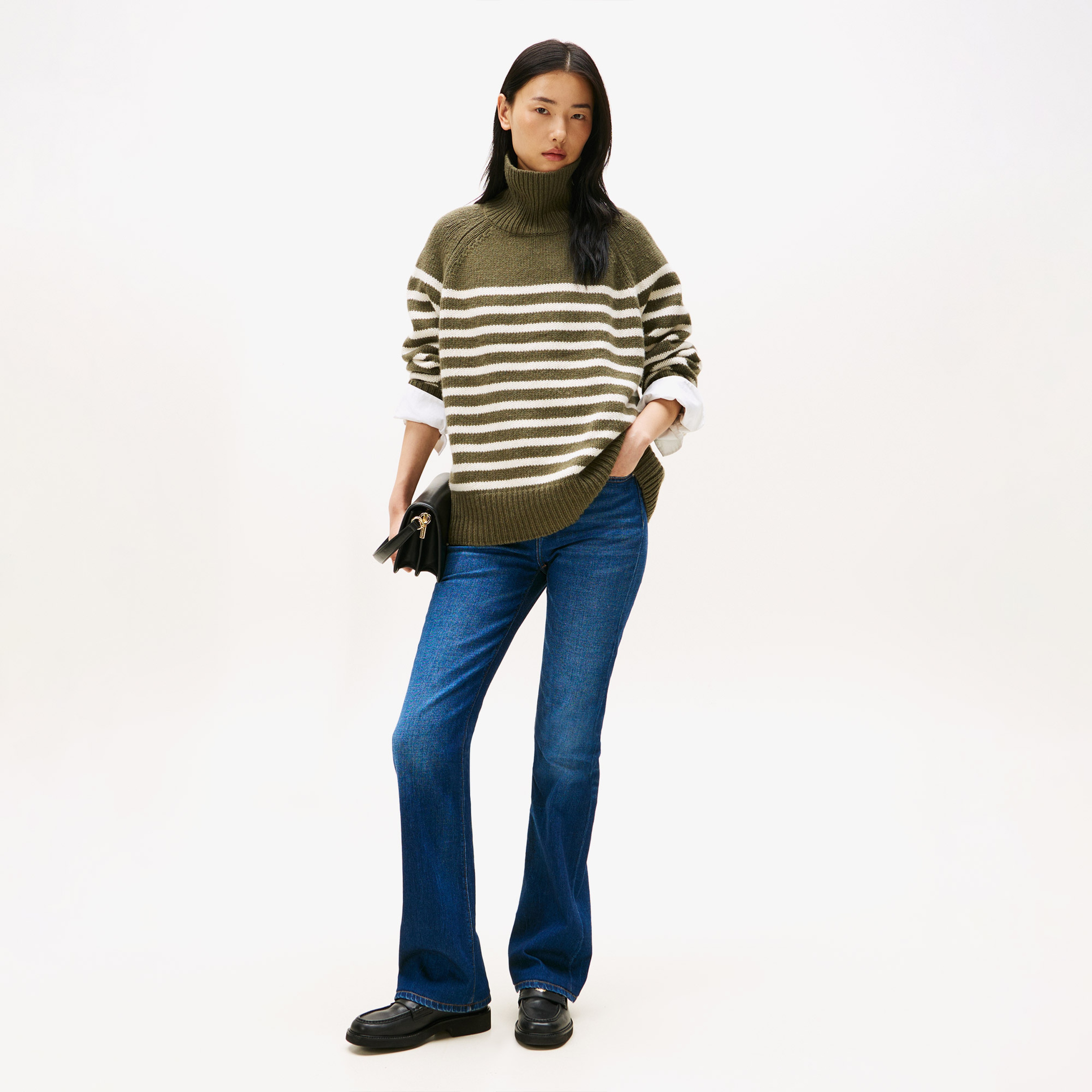 Tommy Hilfiger Denim New Doreen Kadın Mavi Bootcut Jean