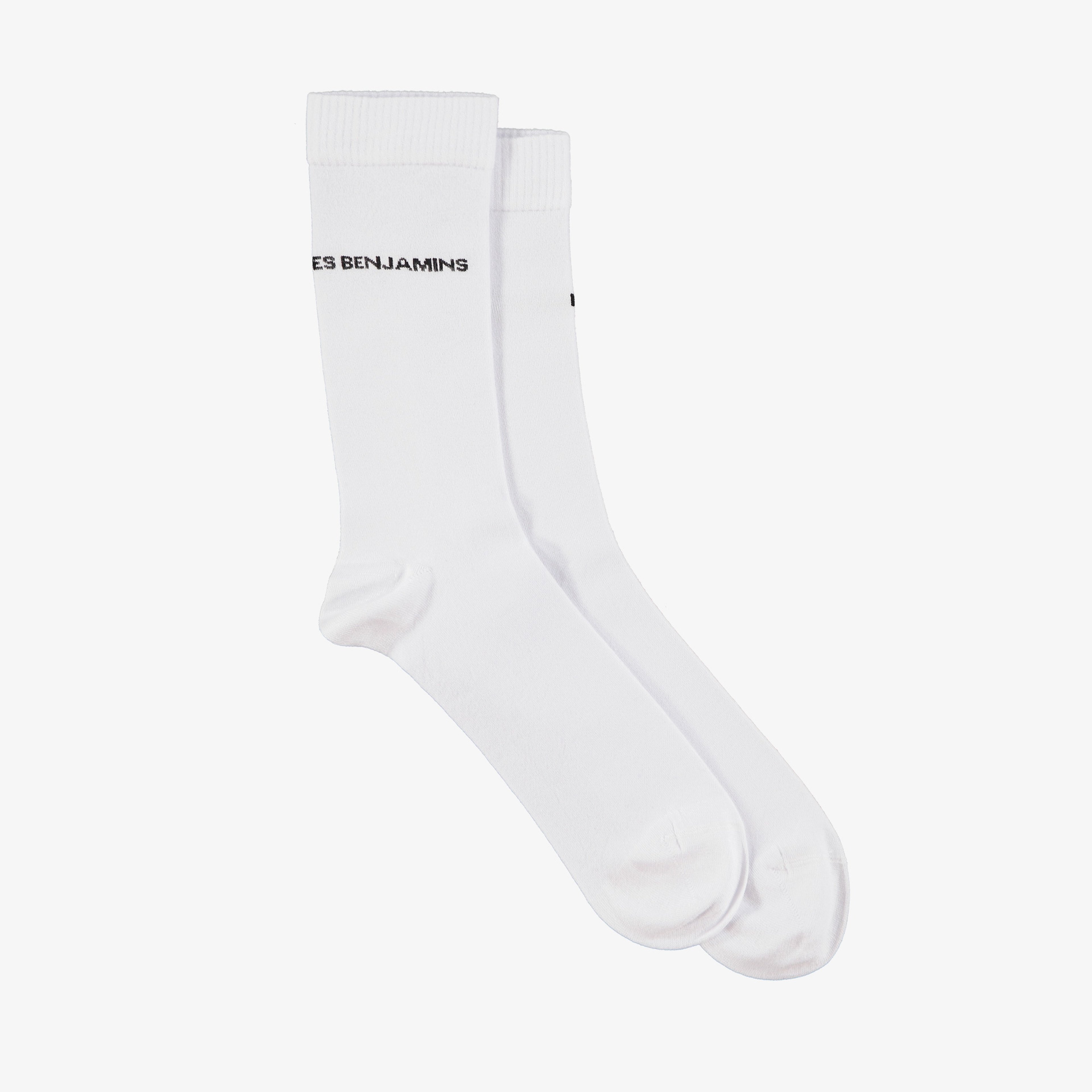 Les Benjamins 401 Unisex Beyaz Çorap