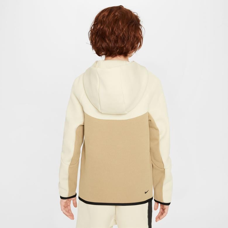Nike Sportswear Tech Fleece Çocuk Bej Sweatshirt