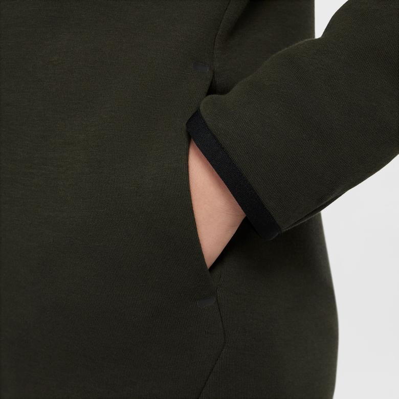 Nike Sportswear Tech Fleece Çocuk Yeşil Sweatshirt