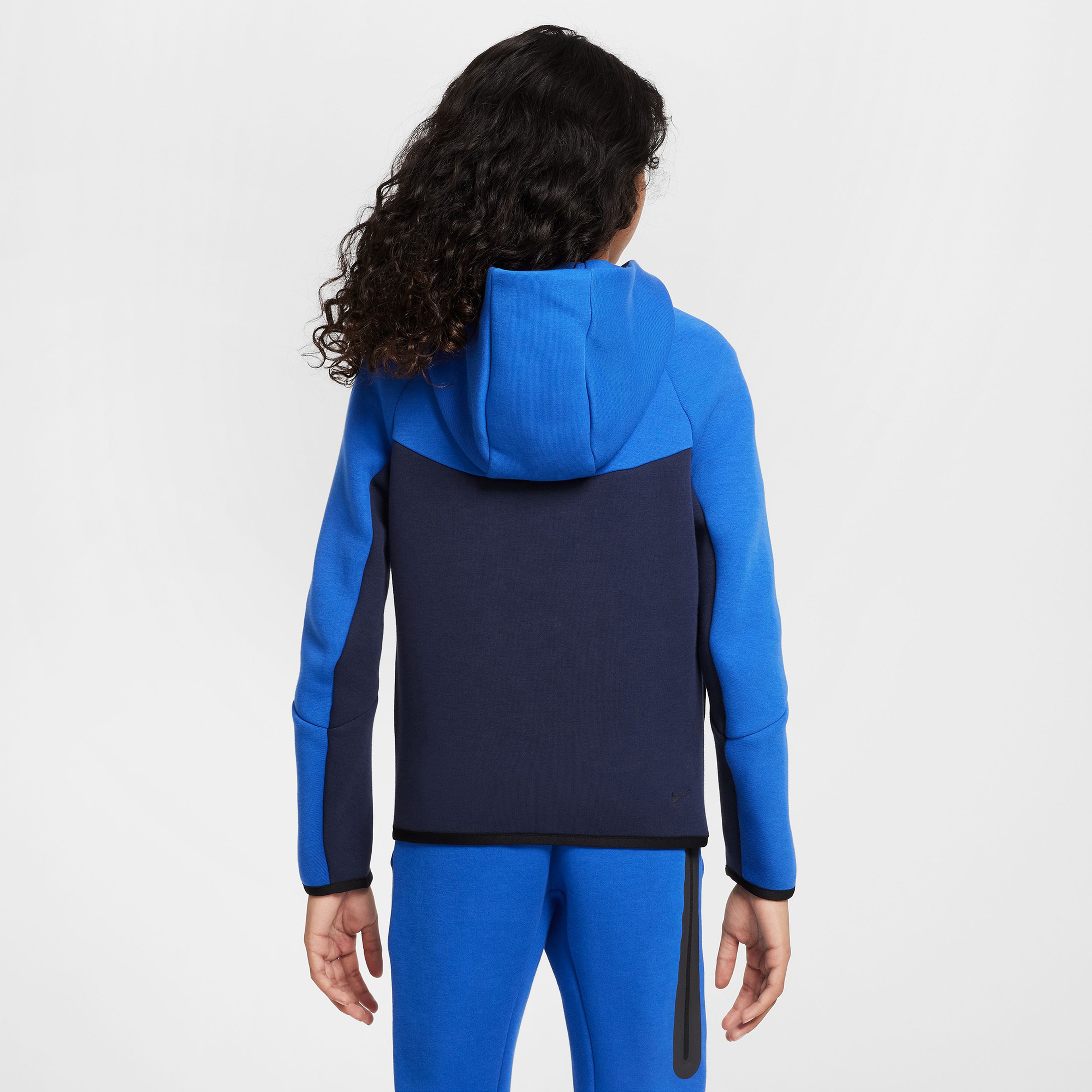 Nike Sportswear Tech Fleece Çocuk Mavi Sweatshirt