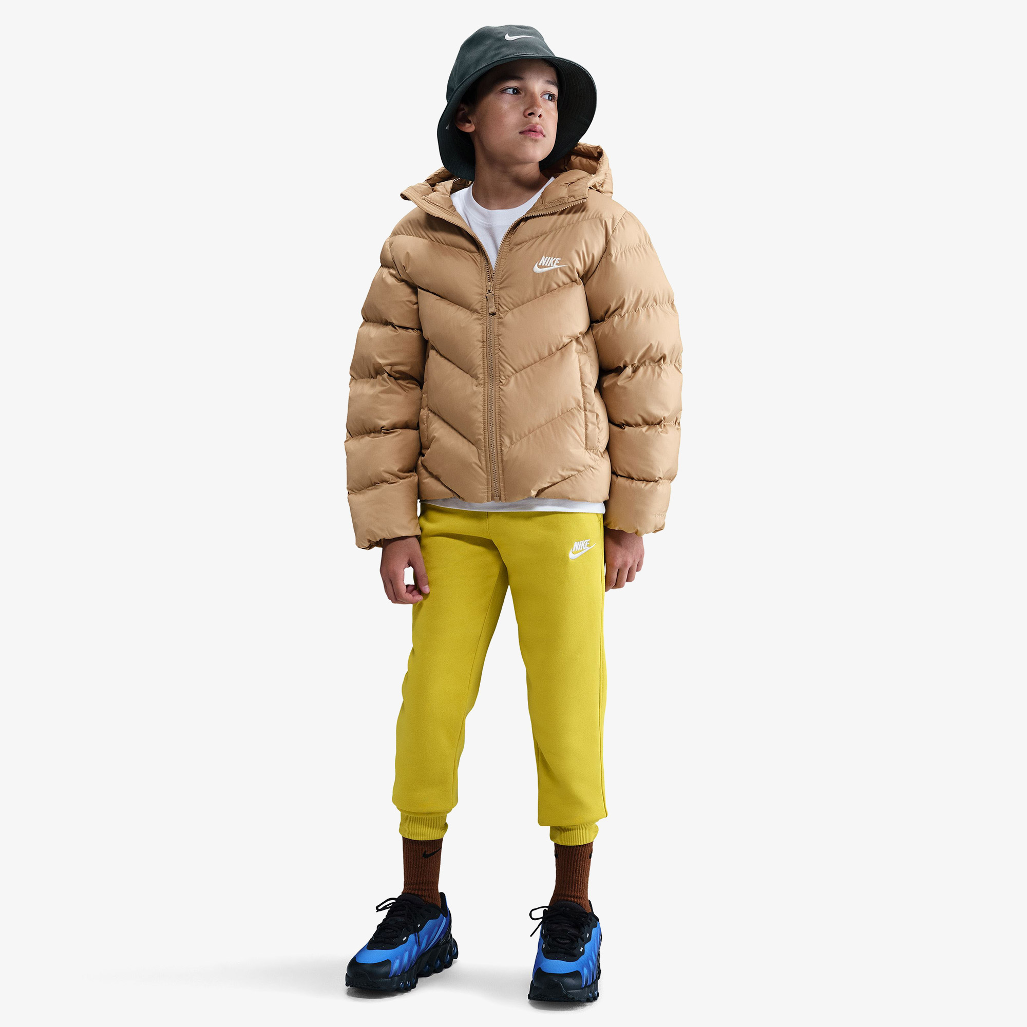 Nike Sportswear All Day Play Çocuk Kahverengi Ceket