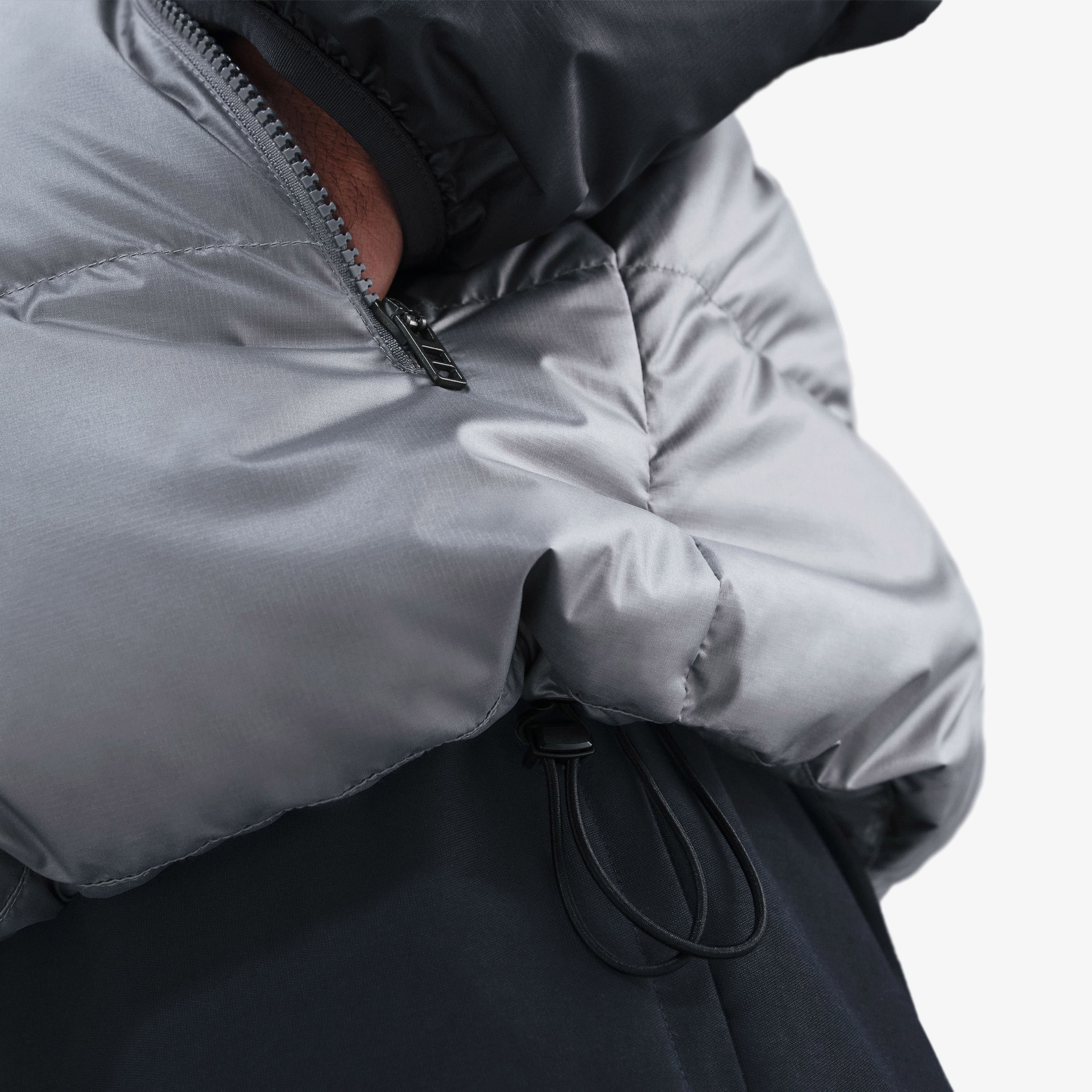 Nike Windrunner Erkek Gri Ceket