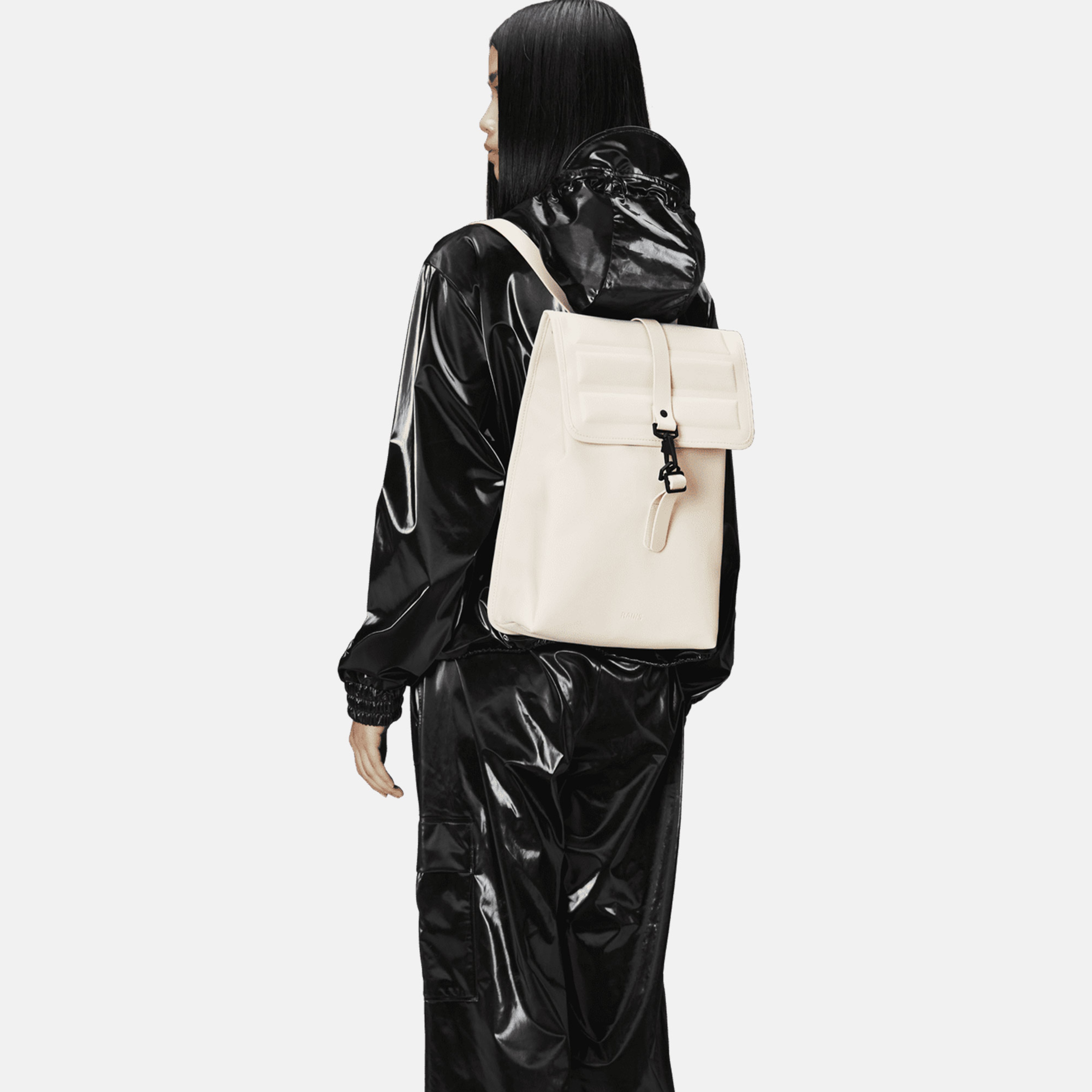 Rains Shield Rucksack W3 Unisex Gri Sırt Çantası