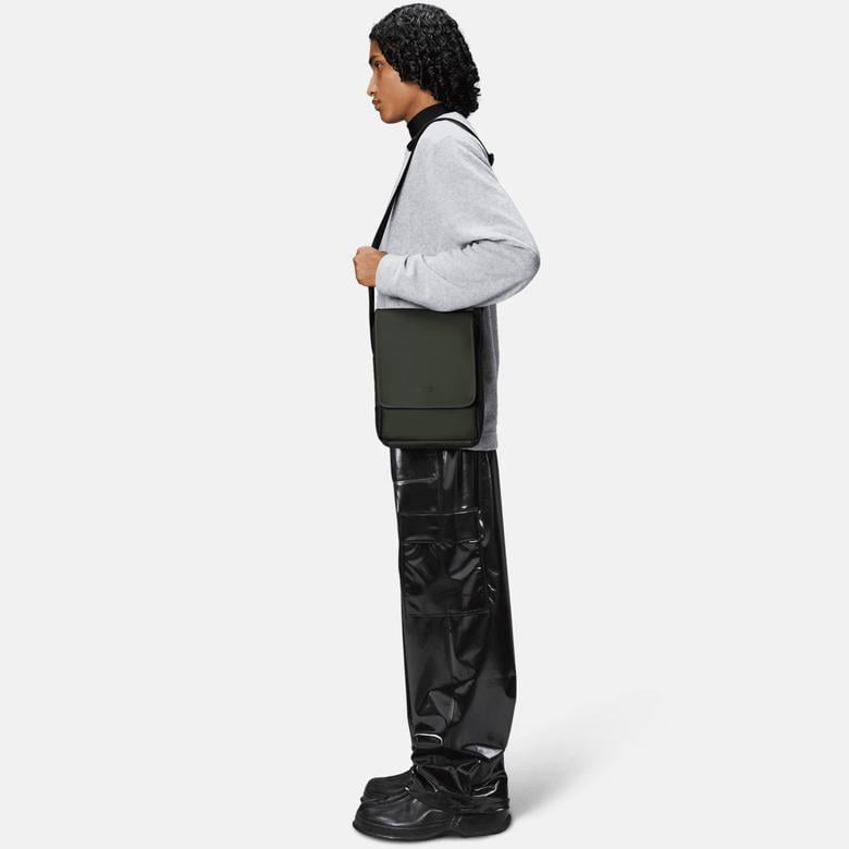 Rains Trail Reporter Bag W3 Unisex Yeşil Omuz Çantası