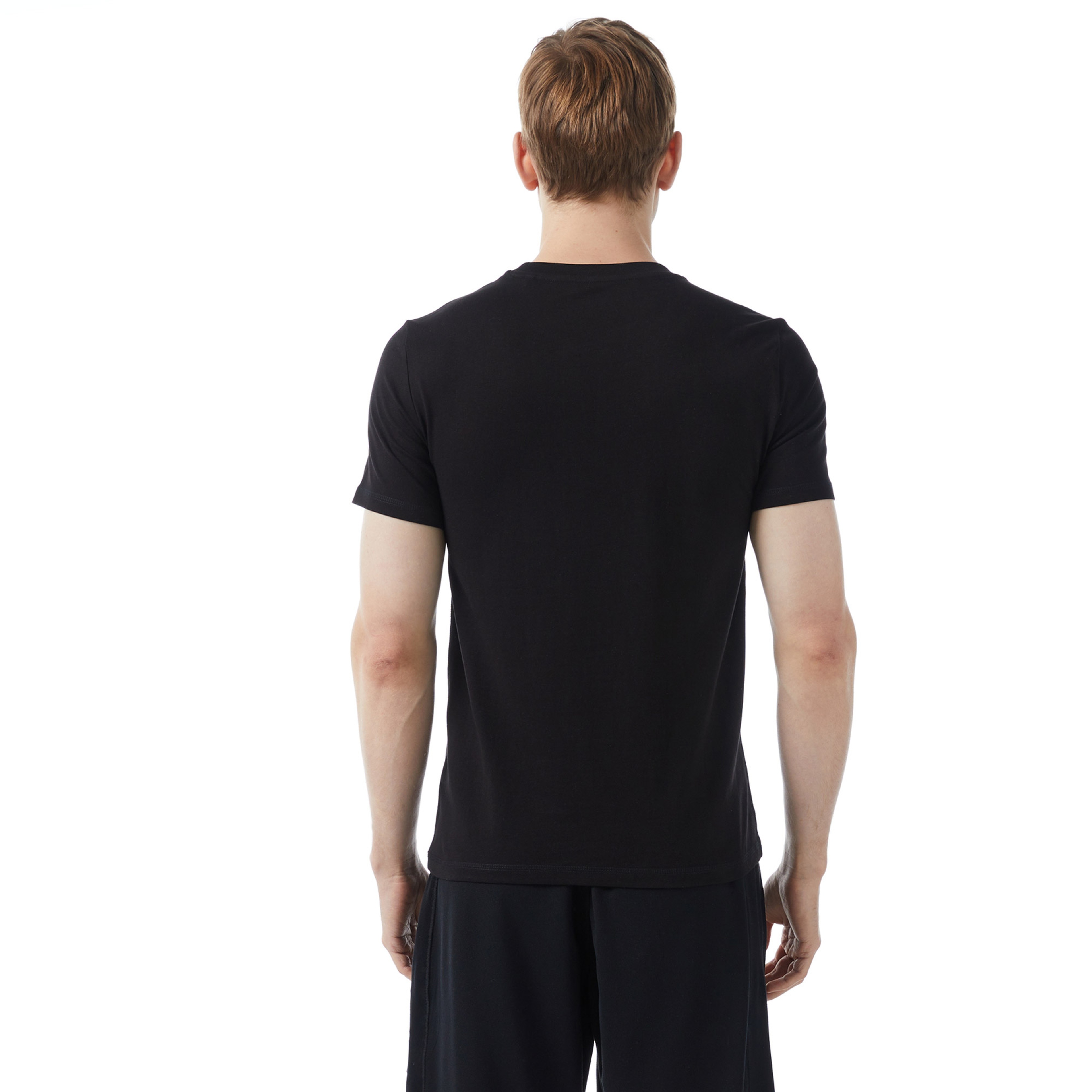 Guess Mid Organic Stream 180 Erkek Siyah T-Shirt
