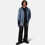 Rains Cargo Long W3 Unisex Mavi Yağmurluk