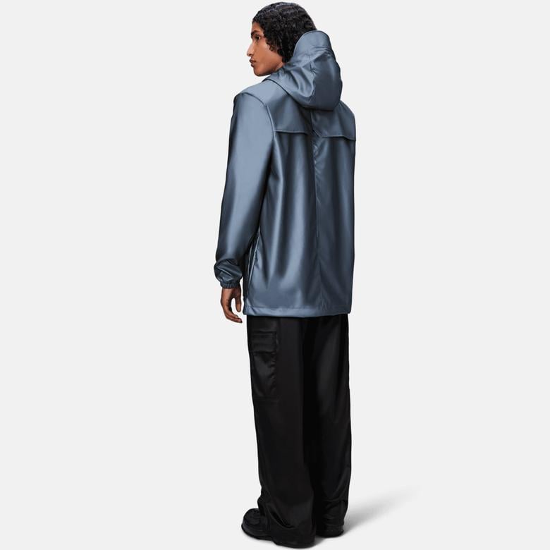 Rains Cargo Long W3 Unisex Mavi Yağmurluk