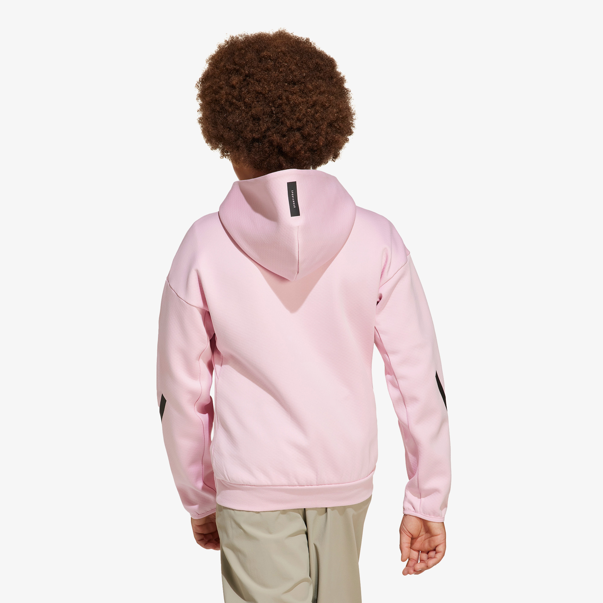 adidas Z.N.E. Full-Zip Genç Çocuk Pembe Eşofman Üstü