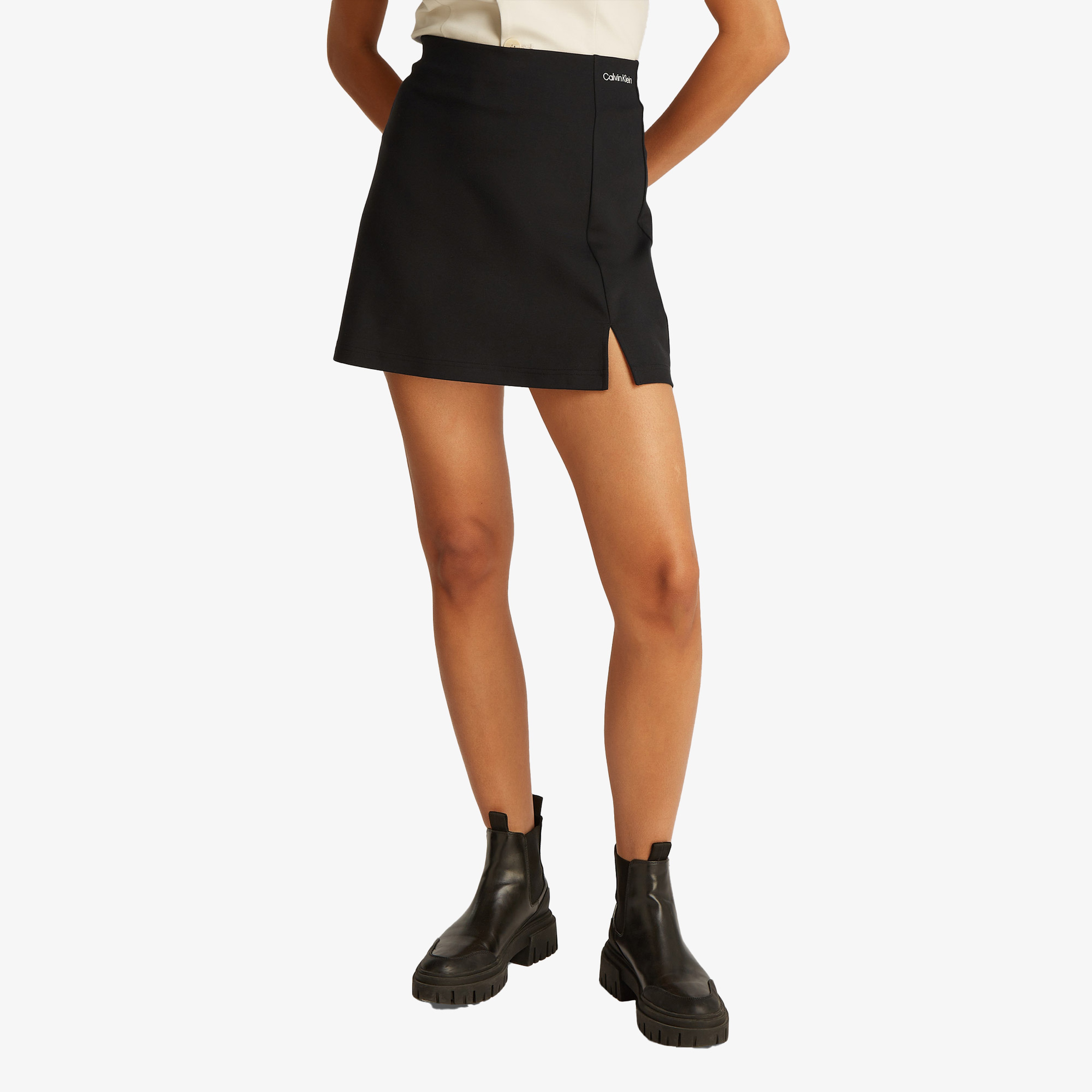 Calvin Klein Kadın Siyah Etek