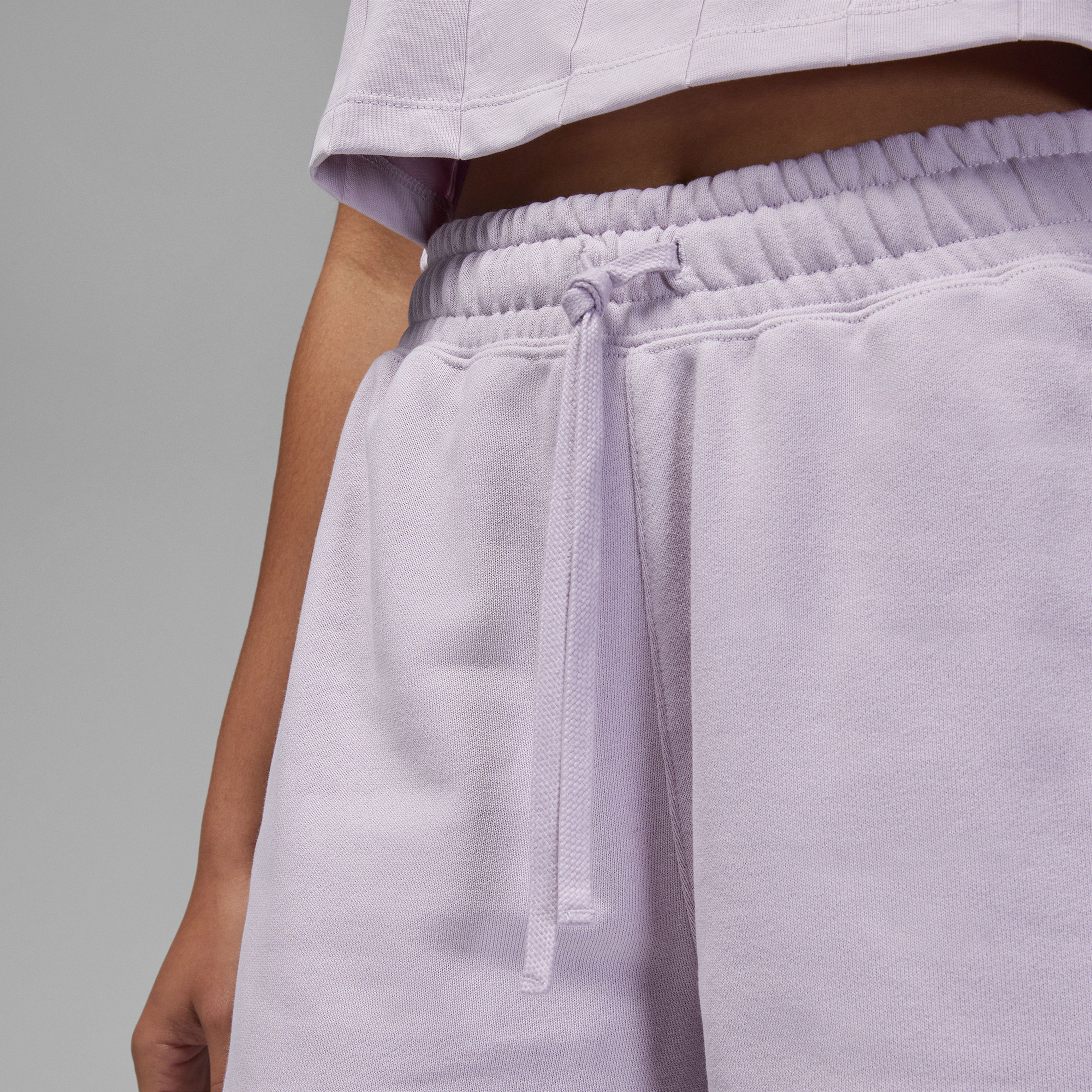 Jordan Flight Fleece Kadın Mor Eşofman Altı