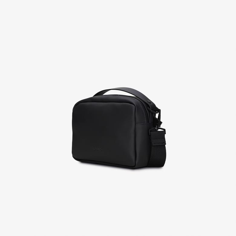 Rains Box Unisex Siyah Omuz Çantası