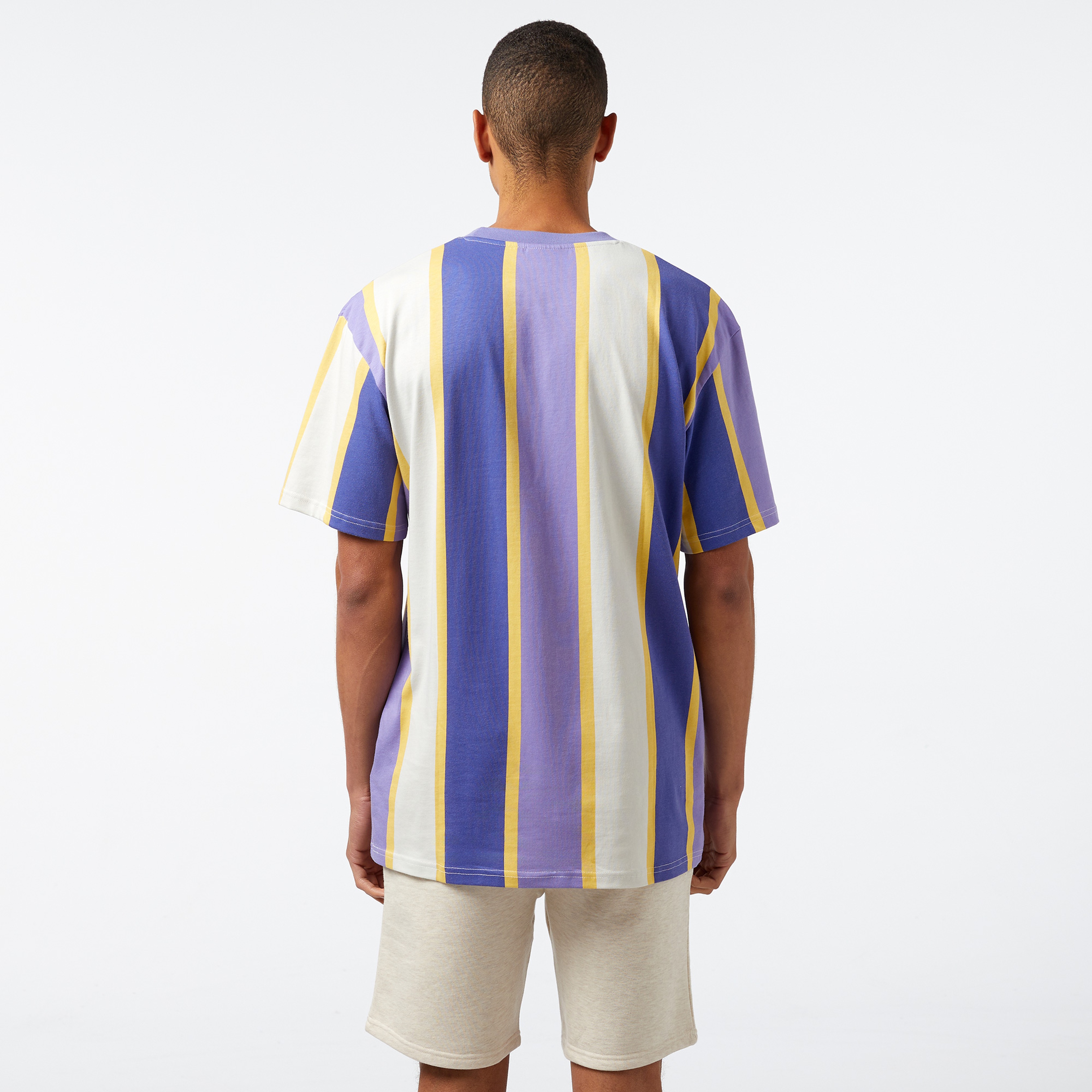 Karl Kani Small Sign. Stripe Erkek Renkli T-Shirt