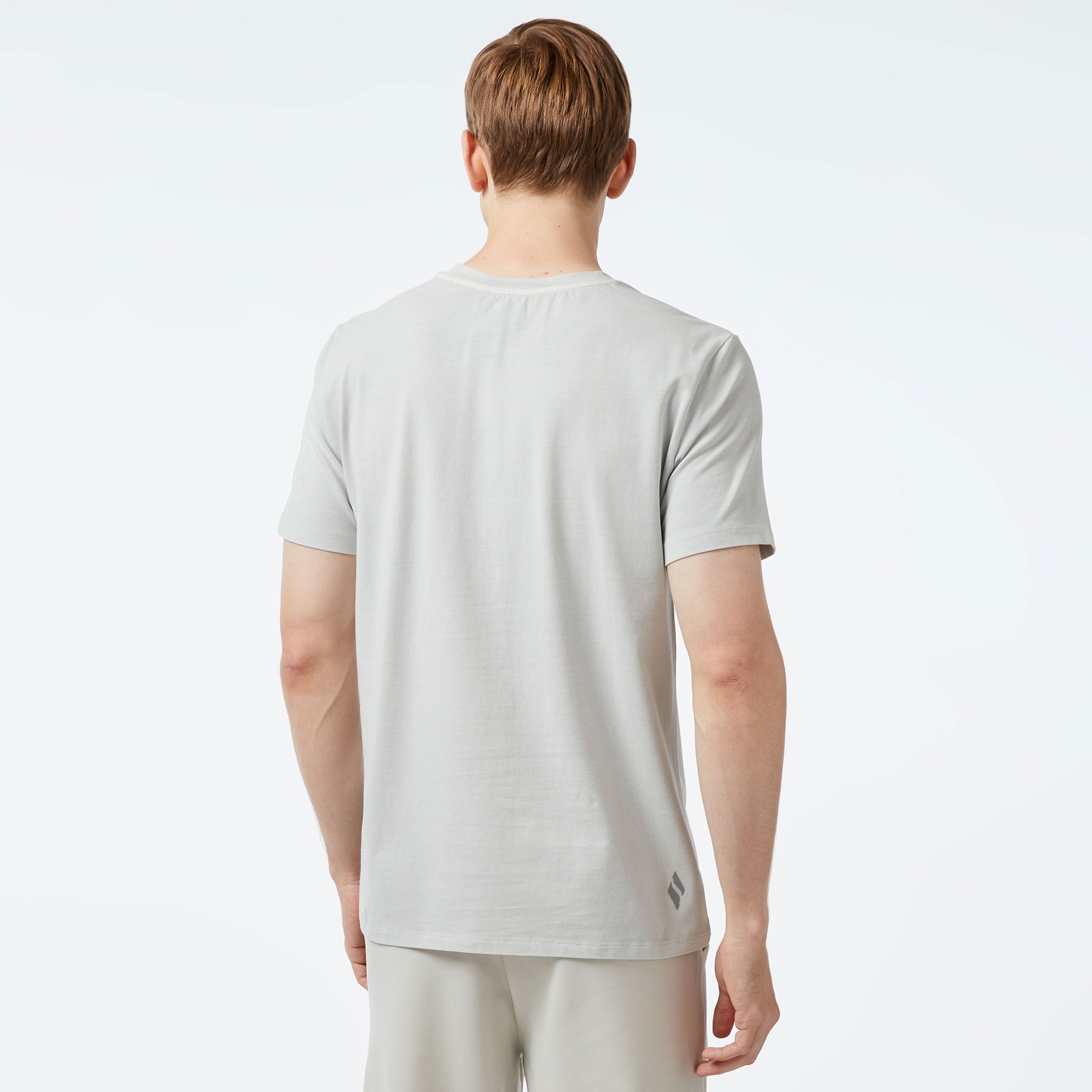 Skechers Organic Coll. Erkek Gri T-Shirt
