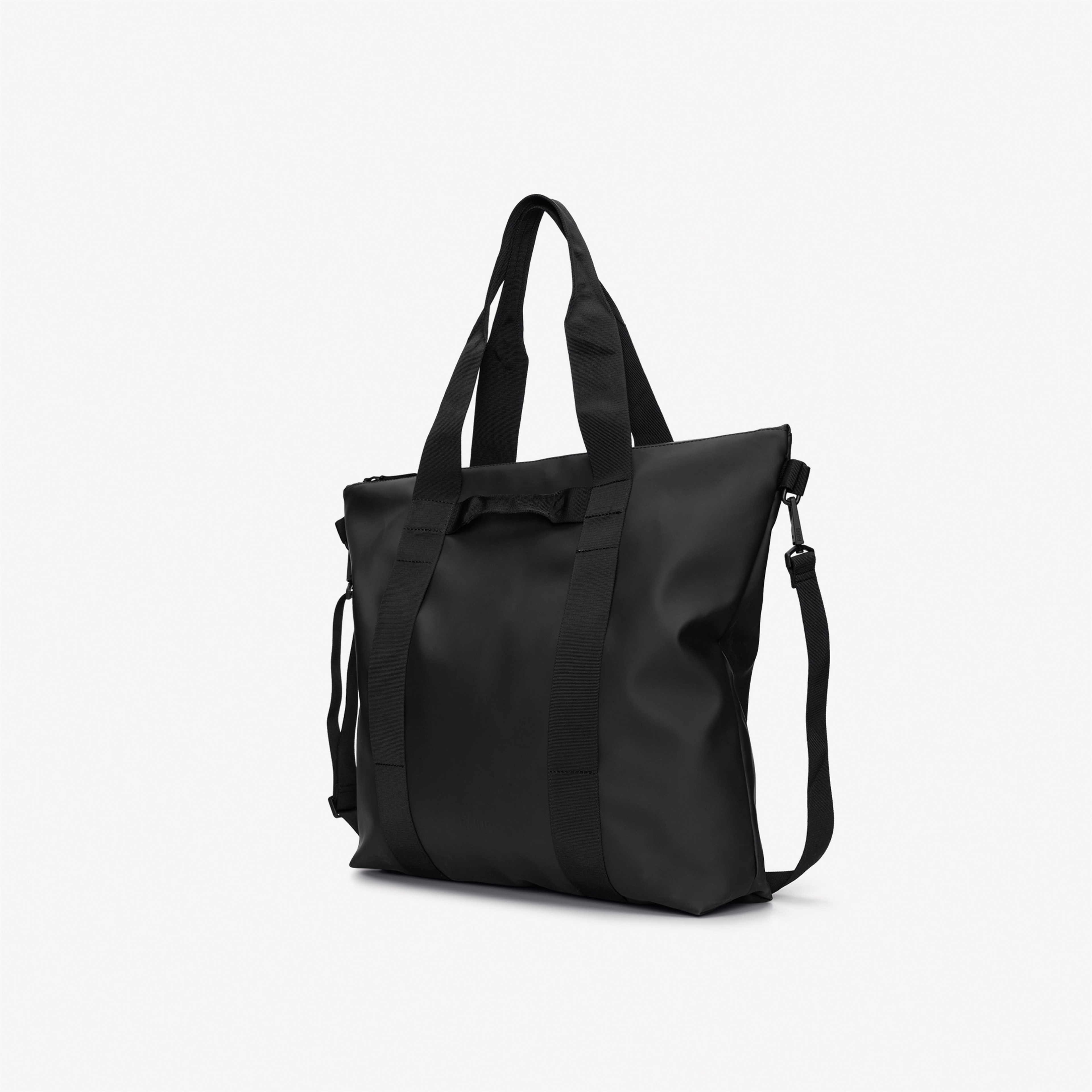 Rains Tote Unisex Siyah Omuz Çantası