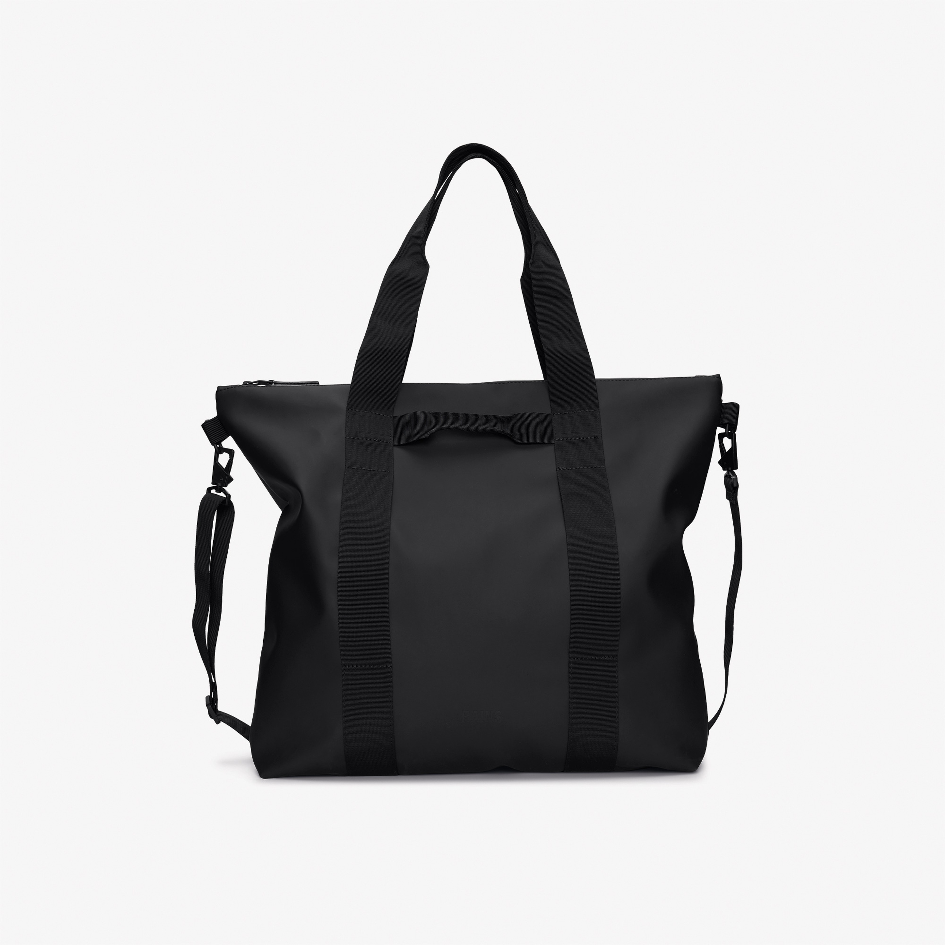 Rains Tote Unisex Siyah Omuz Çantası