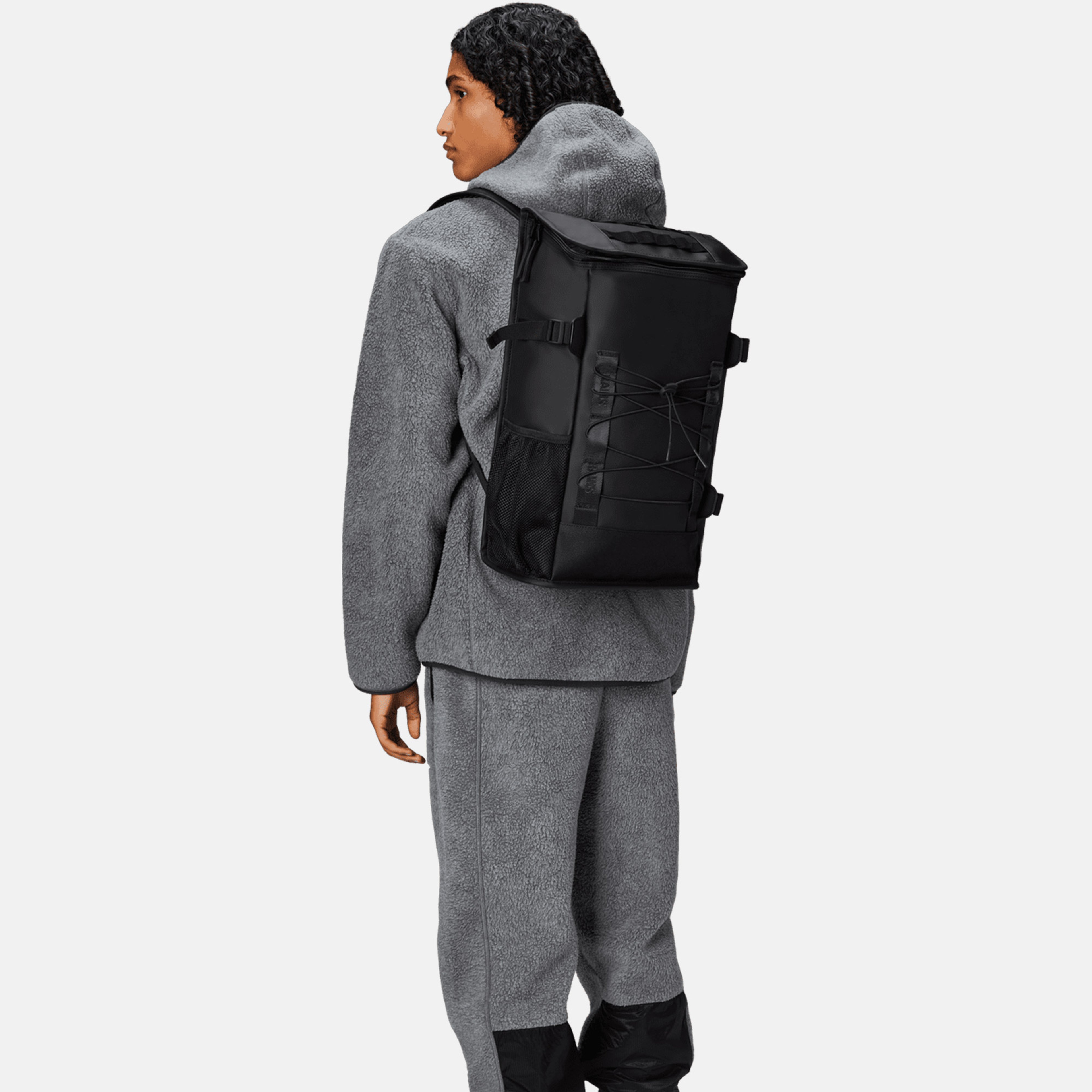 Rains Trail Mountaineer Bag W3 Unisex Siyah Sırt Çantası