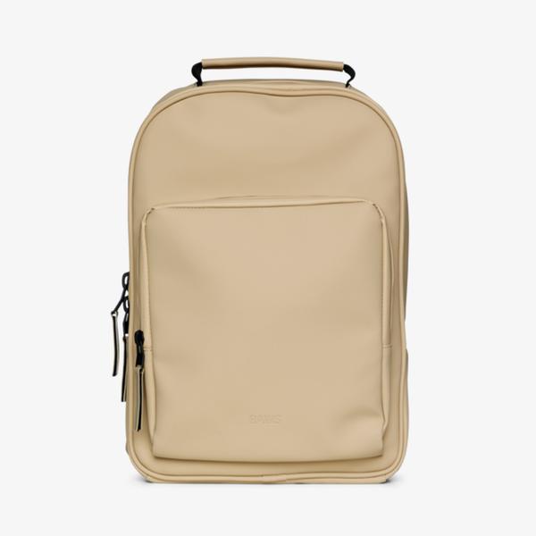 Rains Book Daypack W3 Unisex Bej Sırt Çantası