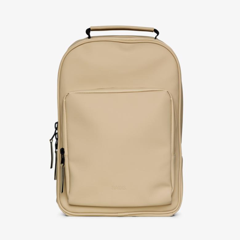 Rains Book Daypack W3 Unisex Bej Sırt Çantası