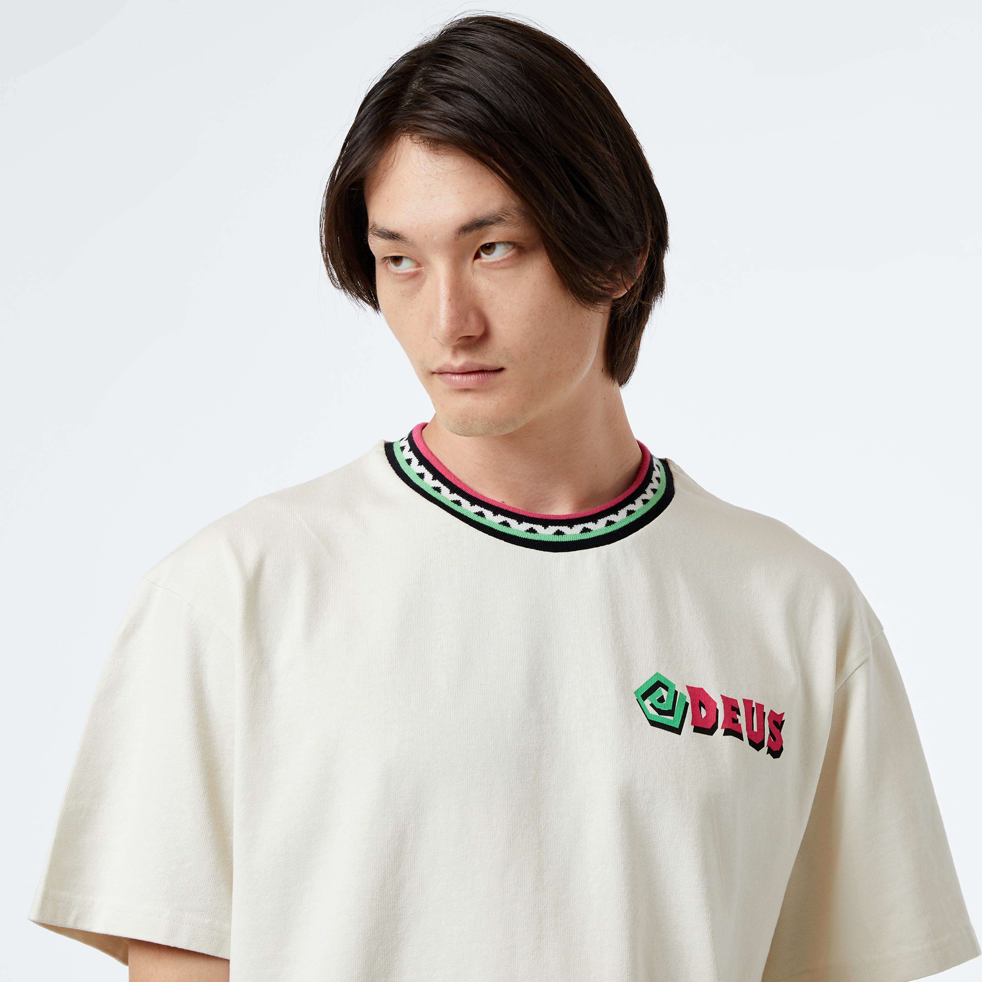 Deus Ex Machina Splits Erkek Beyaz T-Shirt