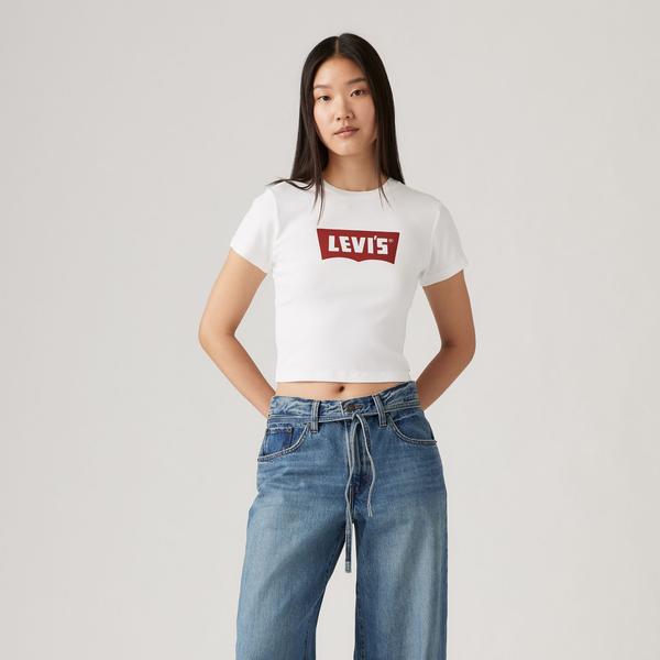 Levi's Essential Sporty  Kadın Beyaz T-Shirt