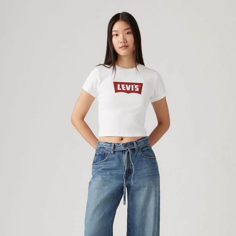Levi's Essential Sporty  Kadın Beyaz T-Shirt