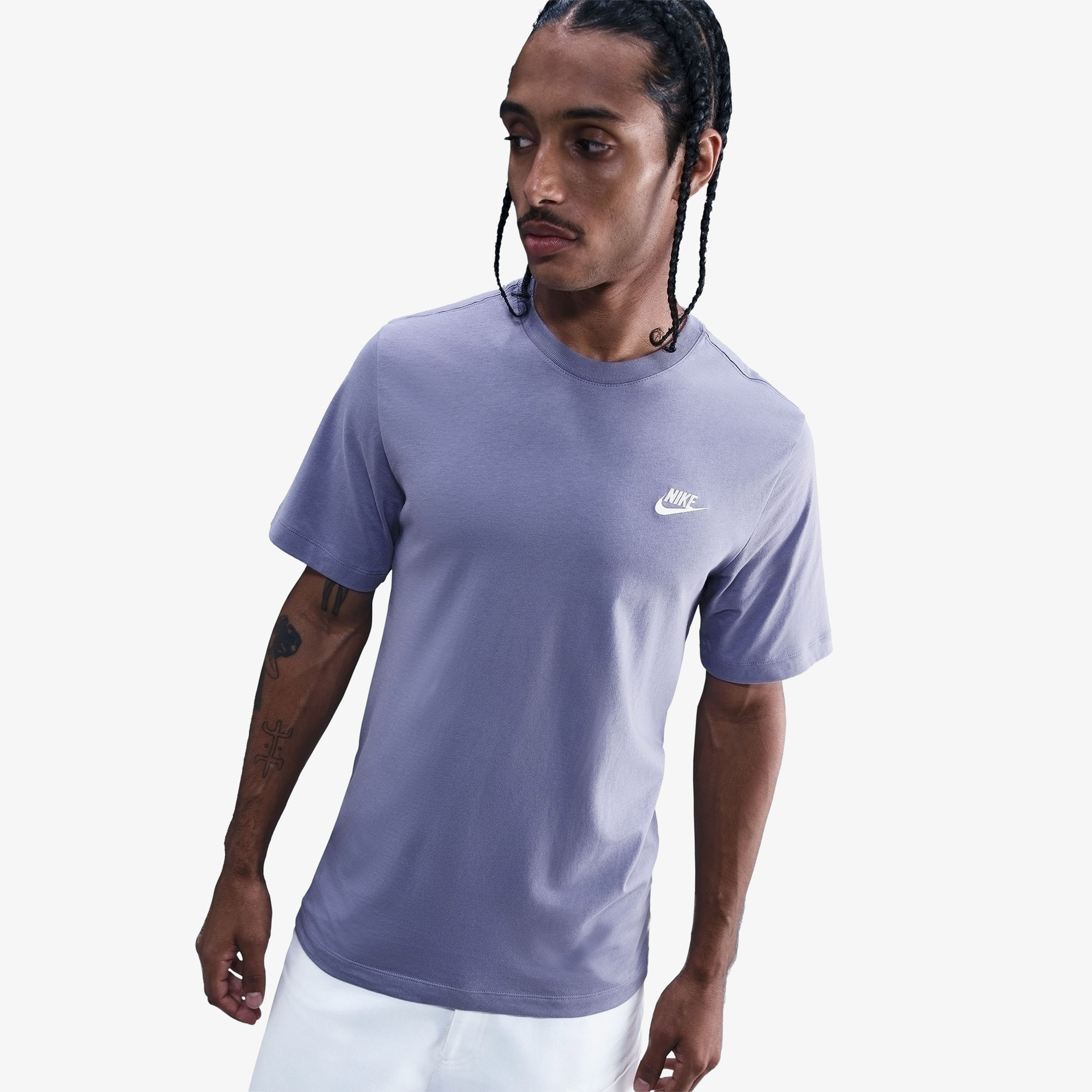 Nike Sportswear Icon Club Erkek Mavi T-Shirt