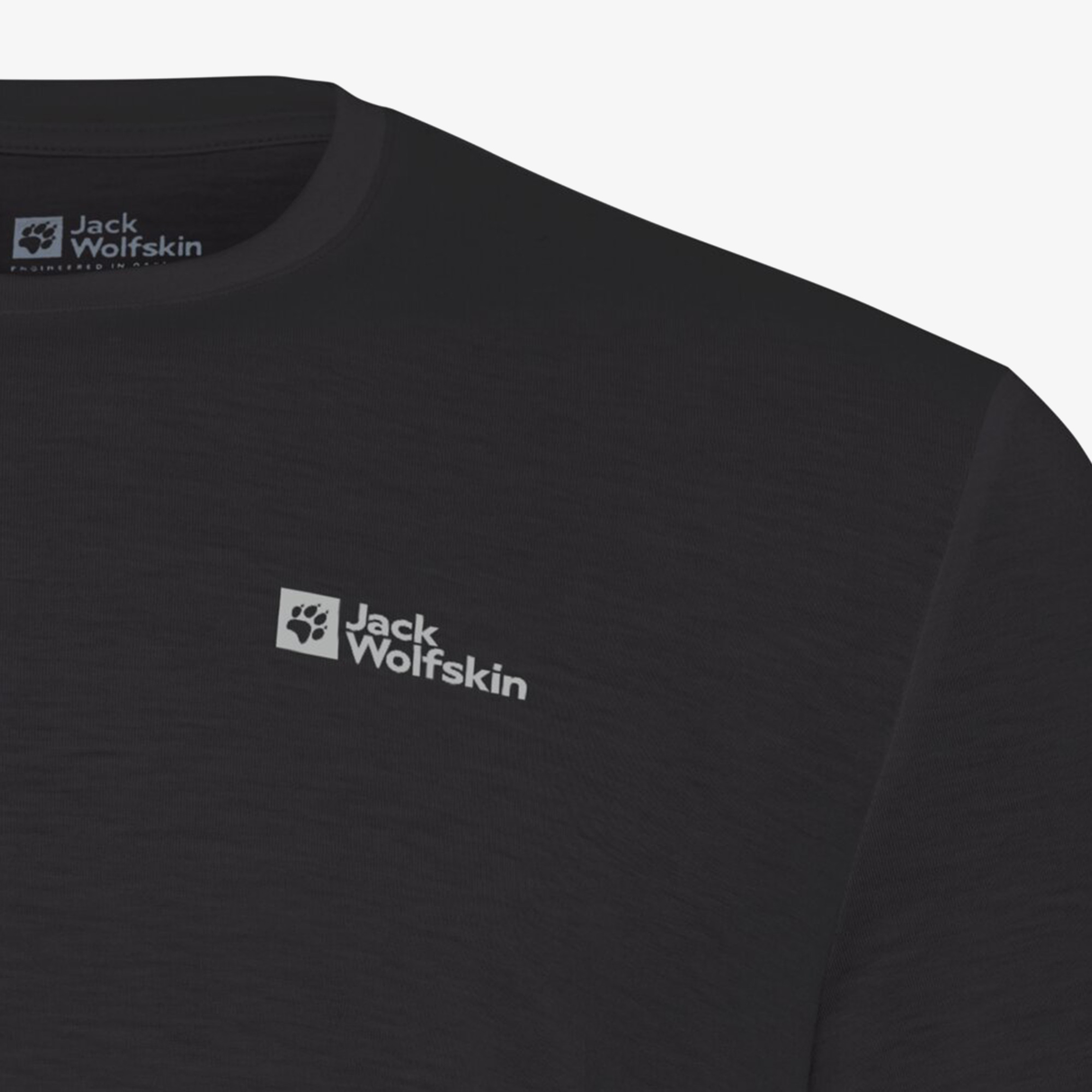 Jack Wolfskin Vonnan Erkek Siyah T-Shirt