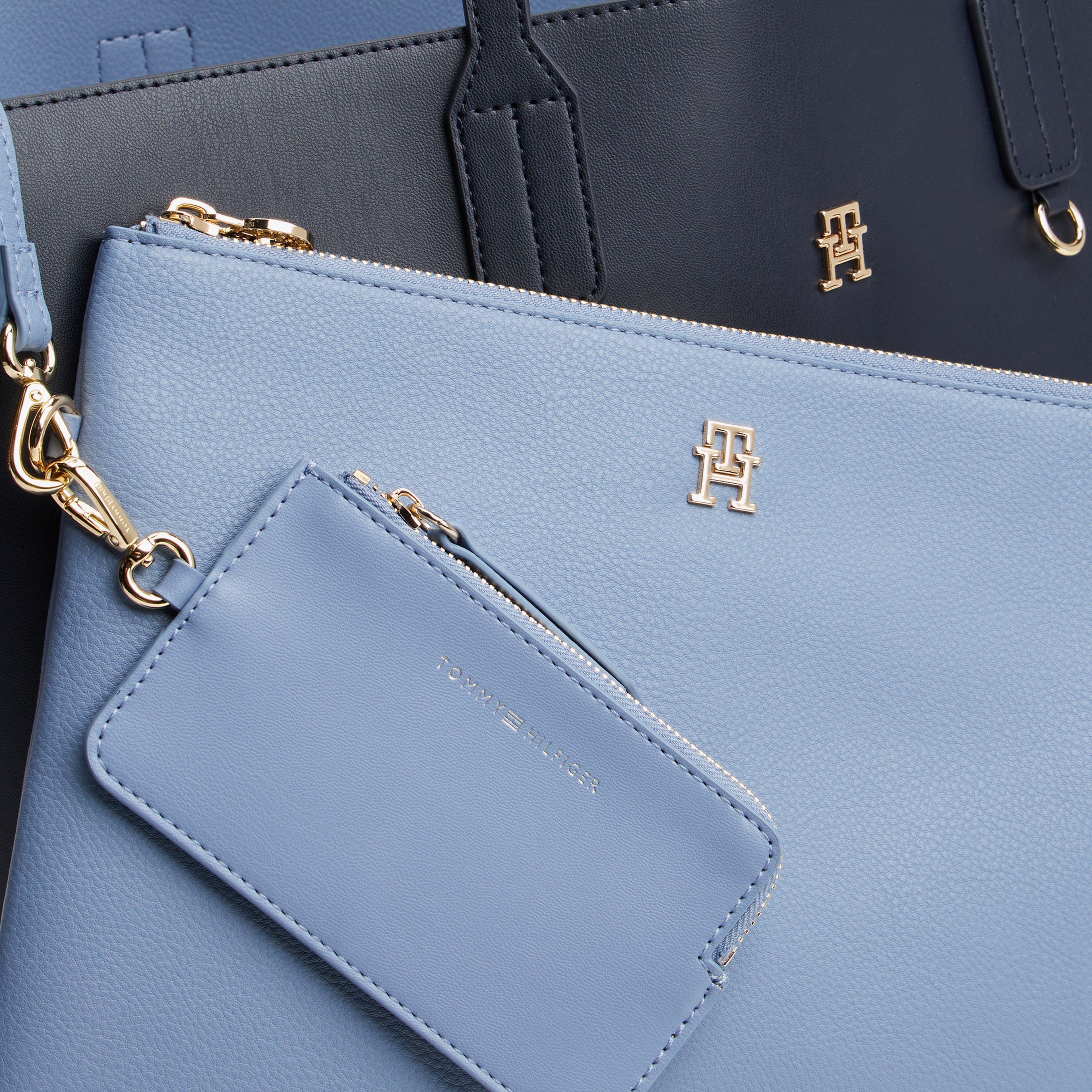 Tommy Hilfiger Icon Kadın Lacivert Tote Çanta
