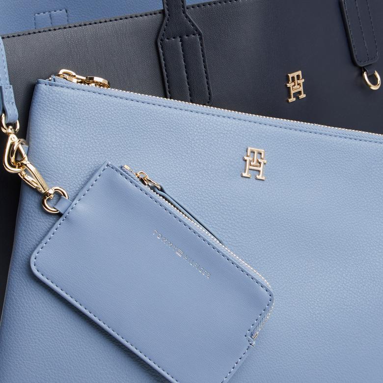 Tommy Hilfiger Icon Kadın Lacivert Tote Çanta