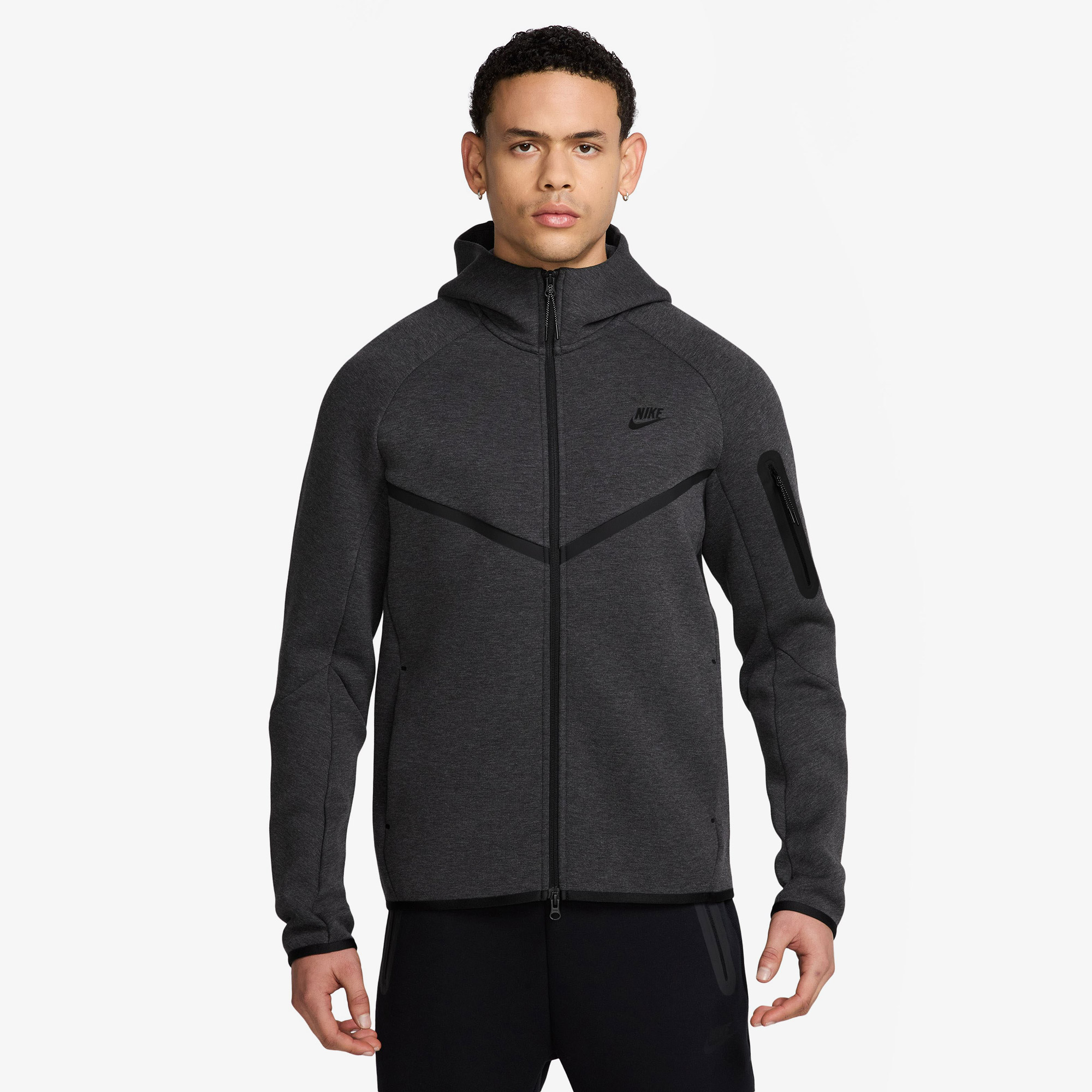 Nike Tech Fleece Erkek Gri Kapüşonlu HoodieXXLHV0949| Occasion