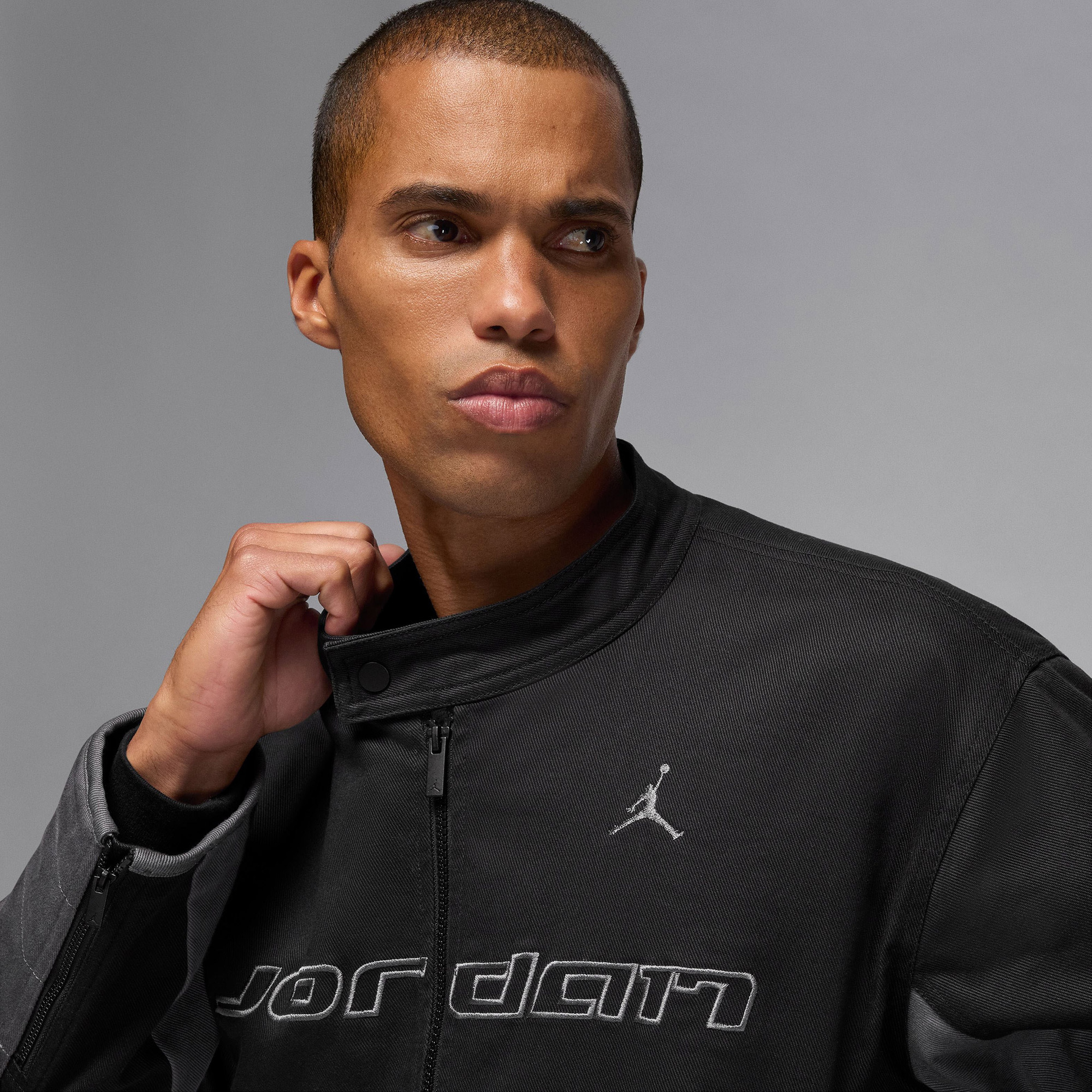 Jordan Brooklyn Motosport Erkek Siyah Ceket