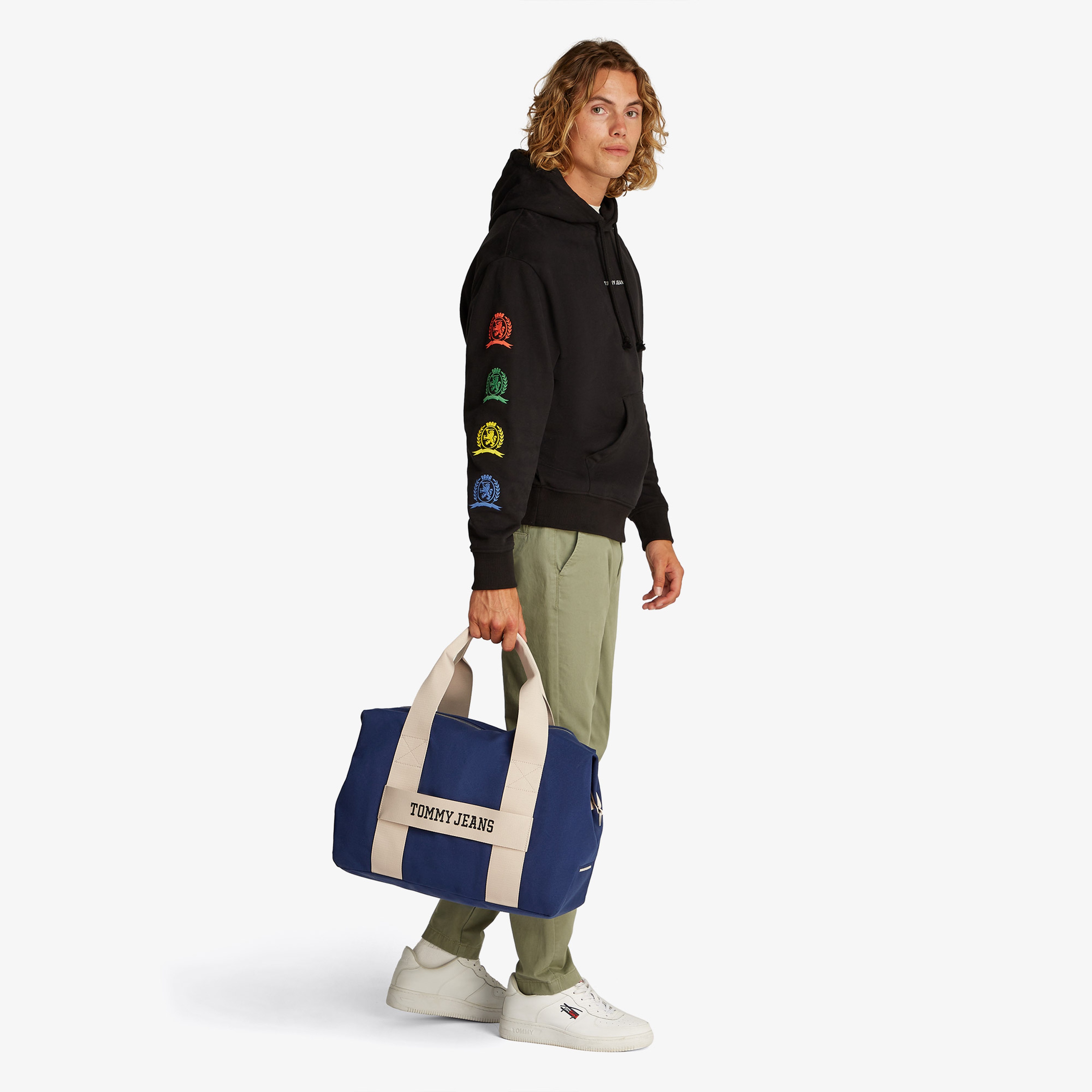 Tommy Hilfiger Retro Cool Duffle Erkek Lacivert Spor Çantası