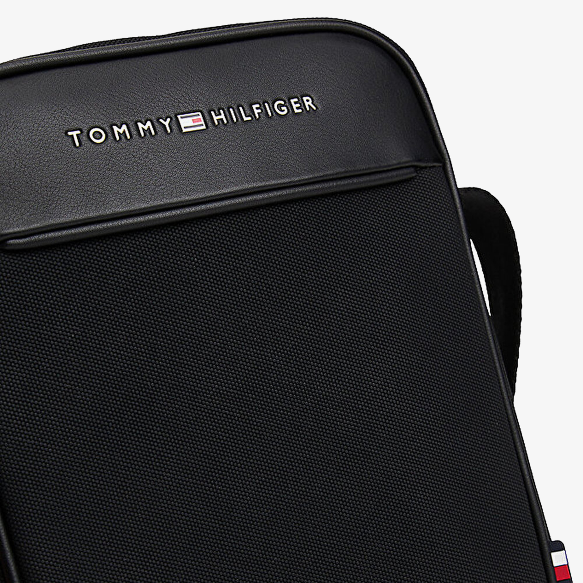 Tommy Hilfiger Foundation Mini Reporter Erkek Siyah Çapraz Çanta