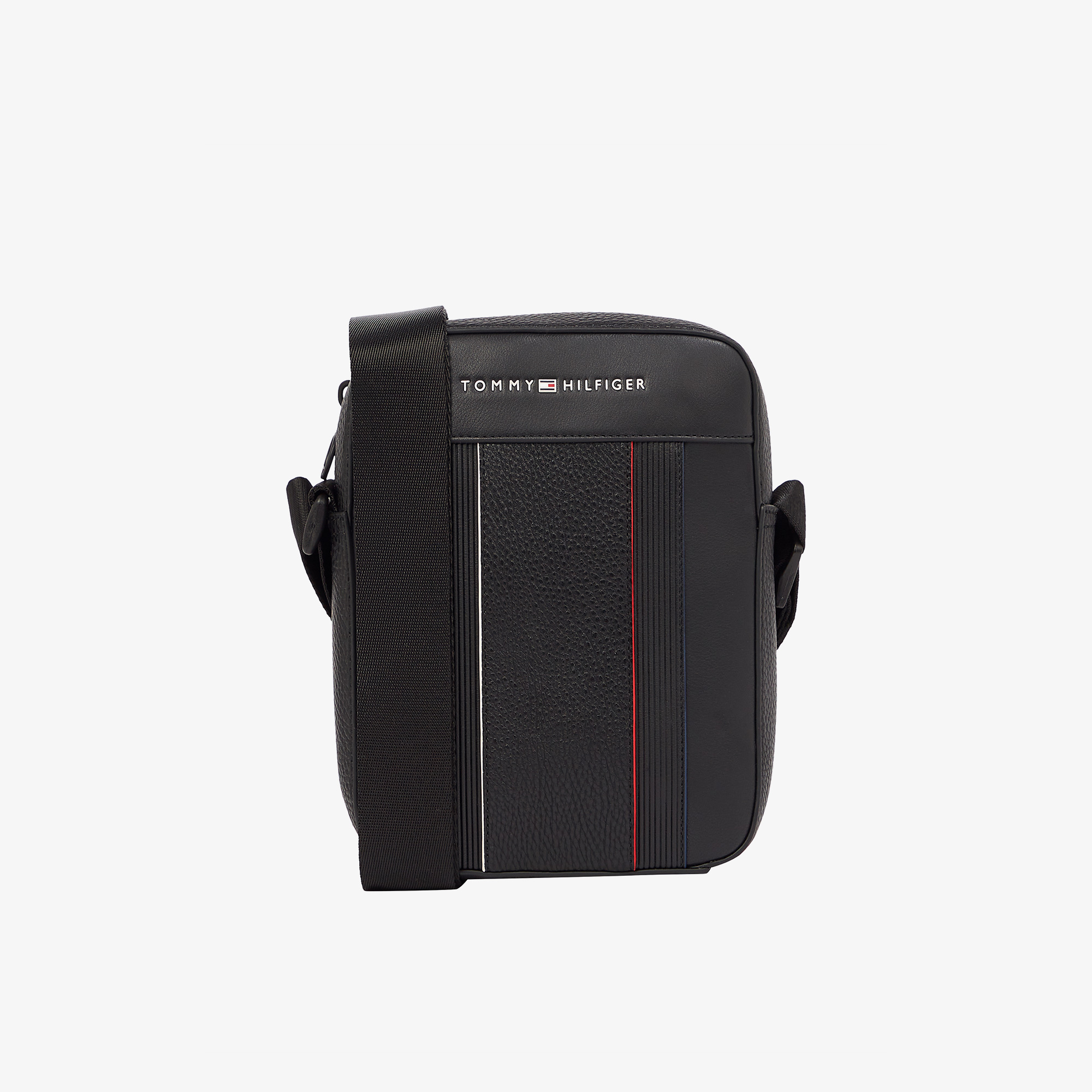 Tommy Hilfiger Foundation Mini Erkek Siyah Çapraz Çanta