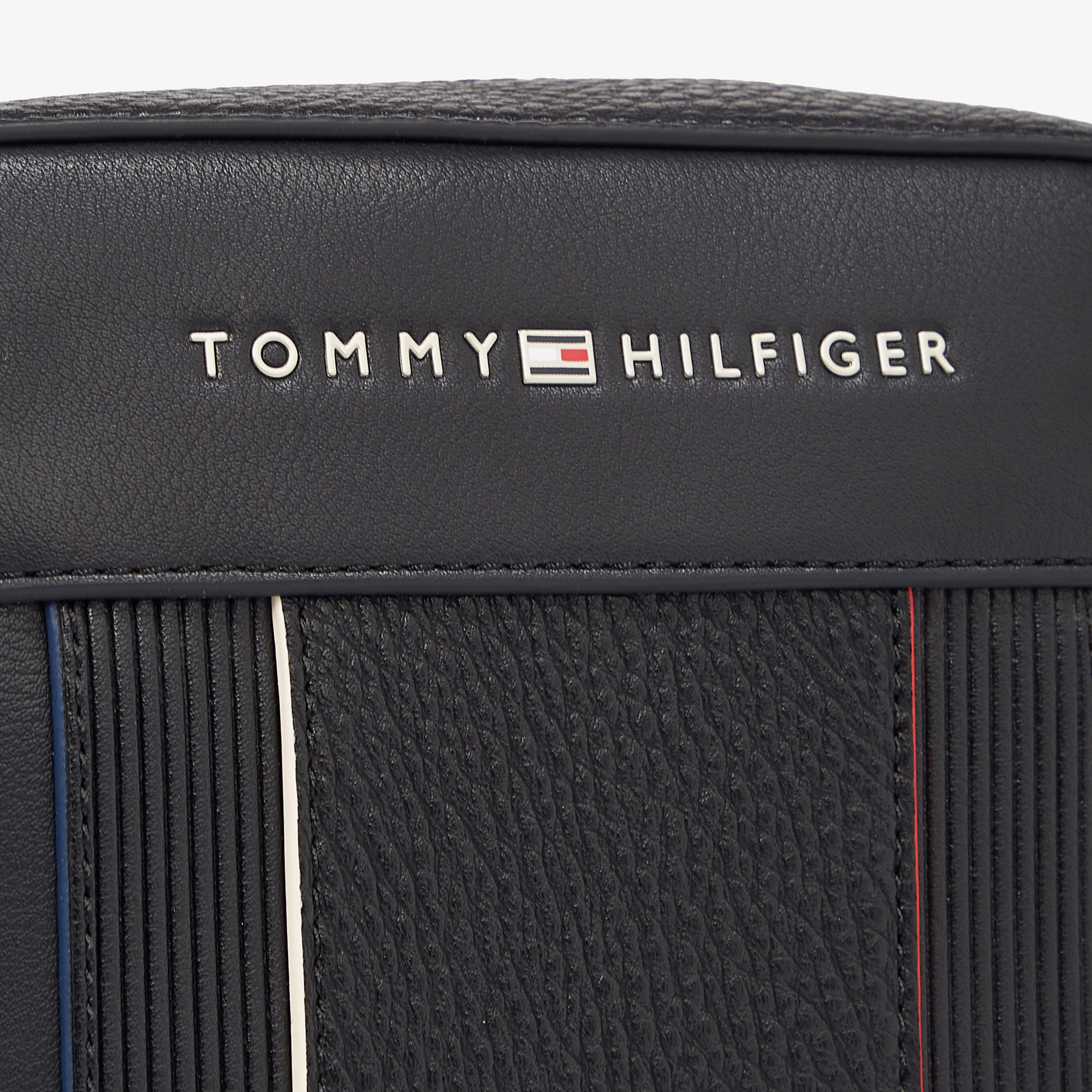 Tommy Hilfiger Foundation Mini Erkek Siyah Çapraz Çanta