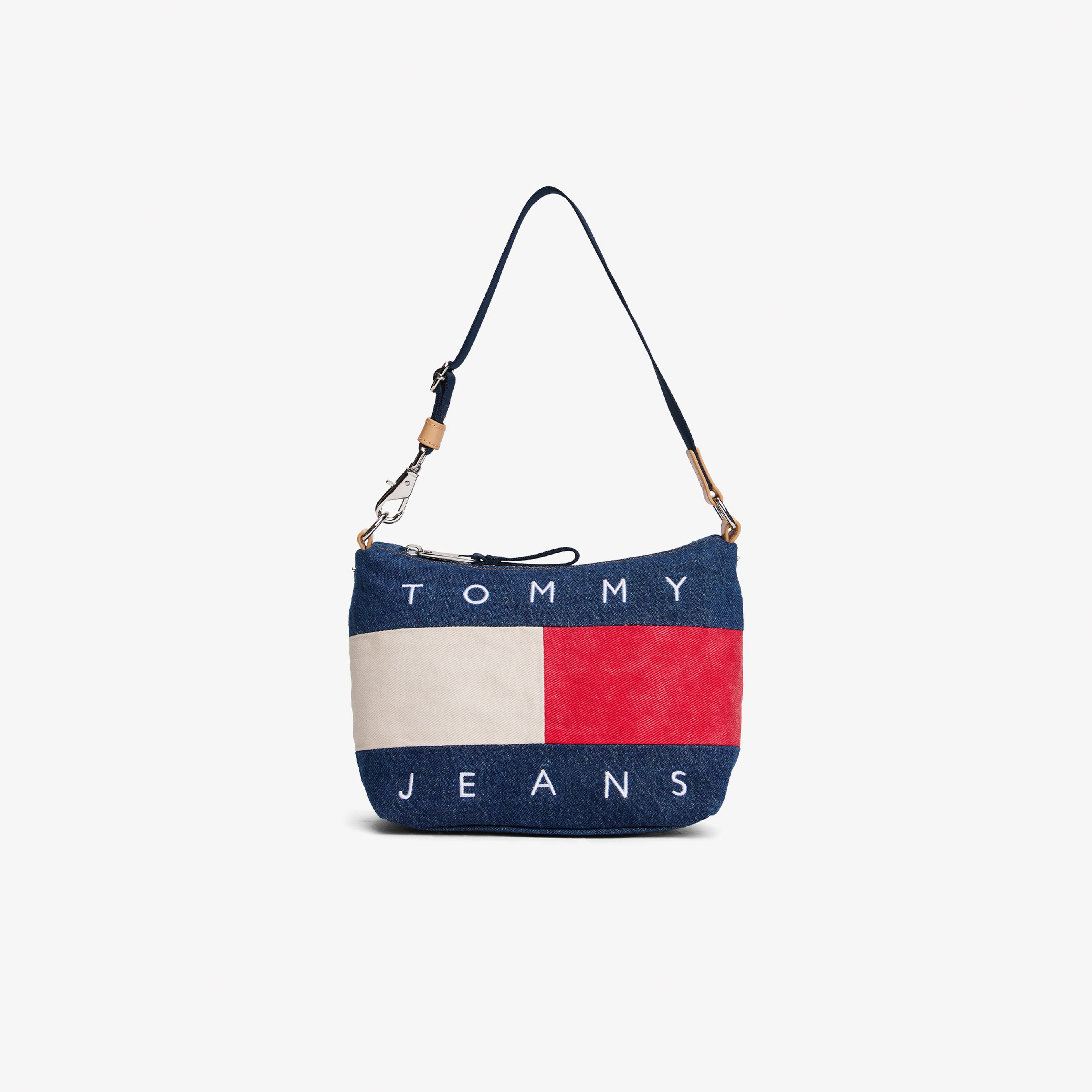 Tommy Jeans Archive Denim Kadın Mavi Omuz Çantası